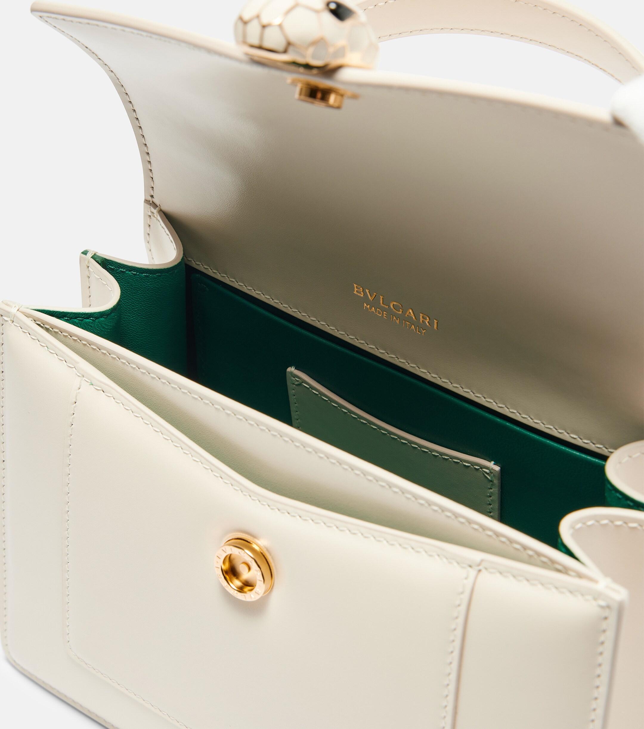 Bvlgari Serpenti Forever Medium leather top-handle bag thumbnail