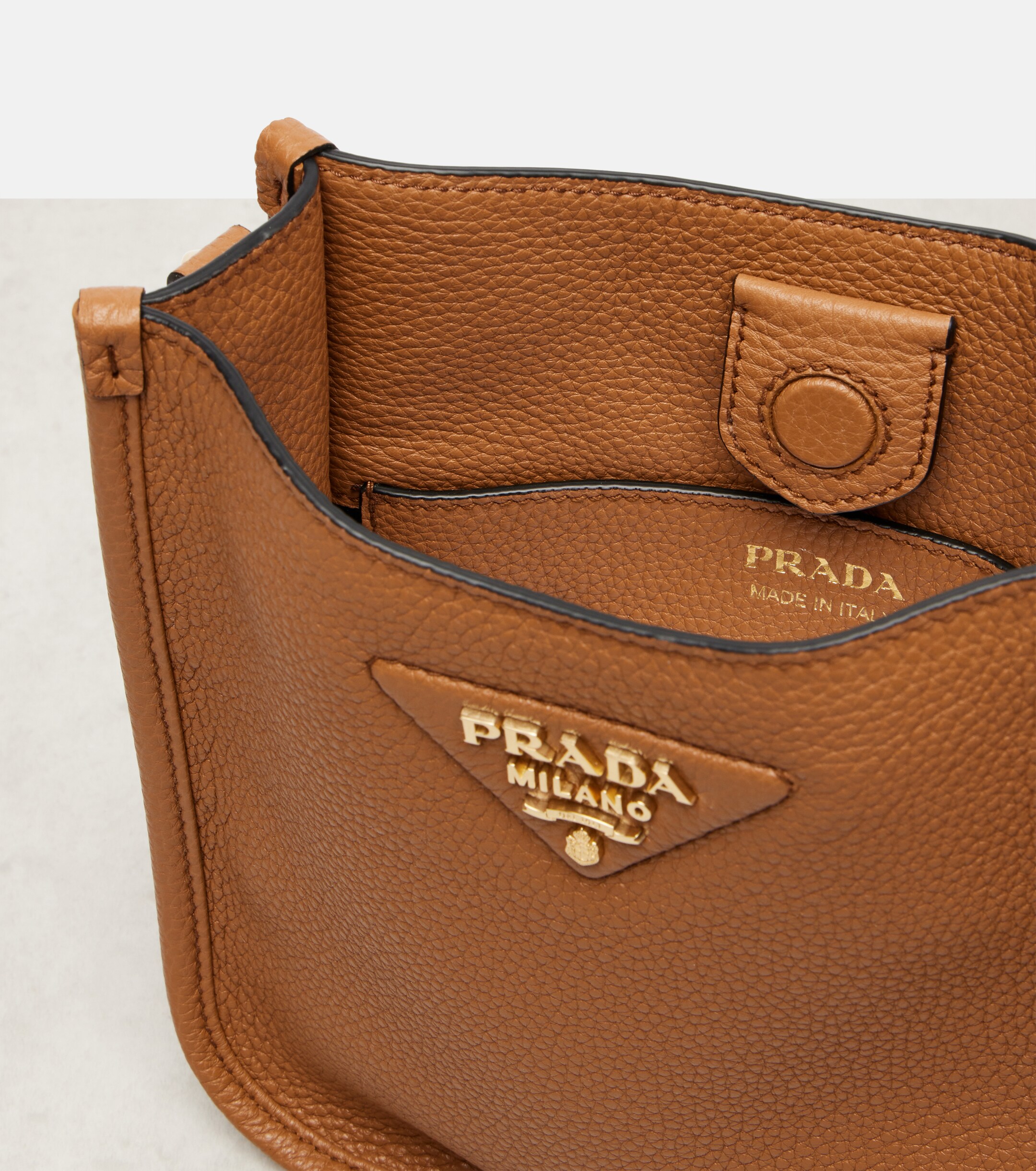 Prada Mini leather shoulder bag