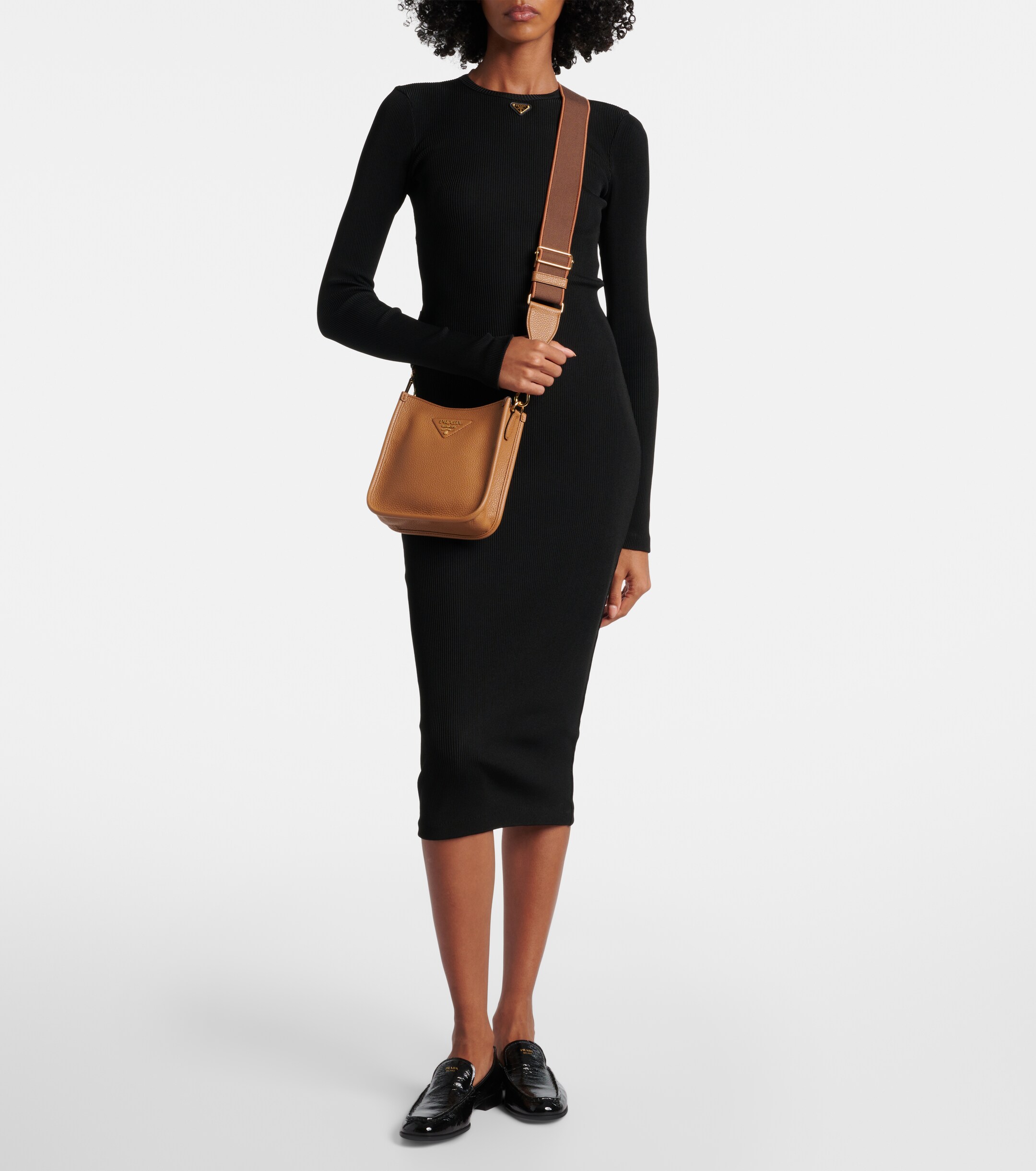 Prada Mini leather shoulder bag