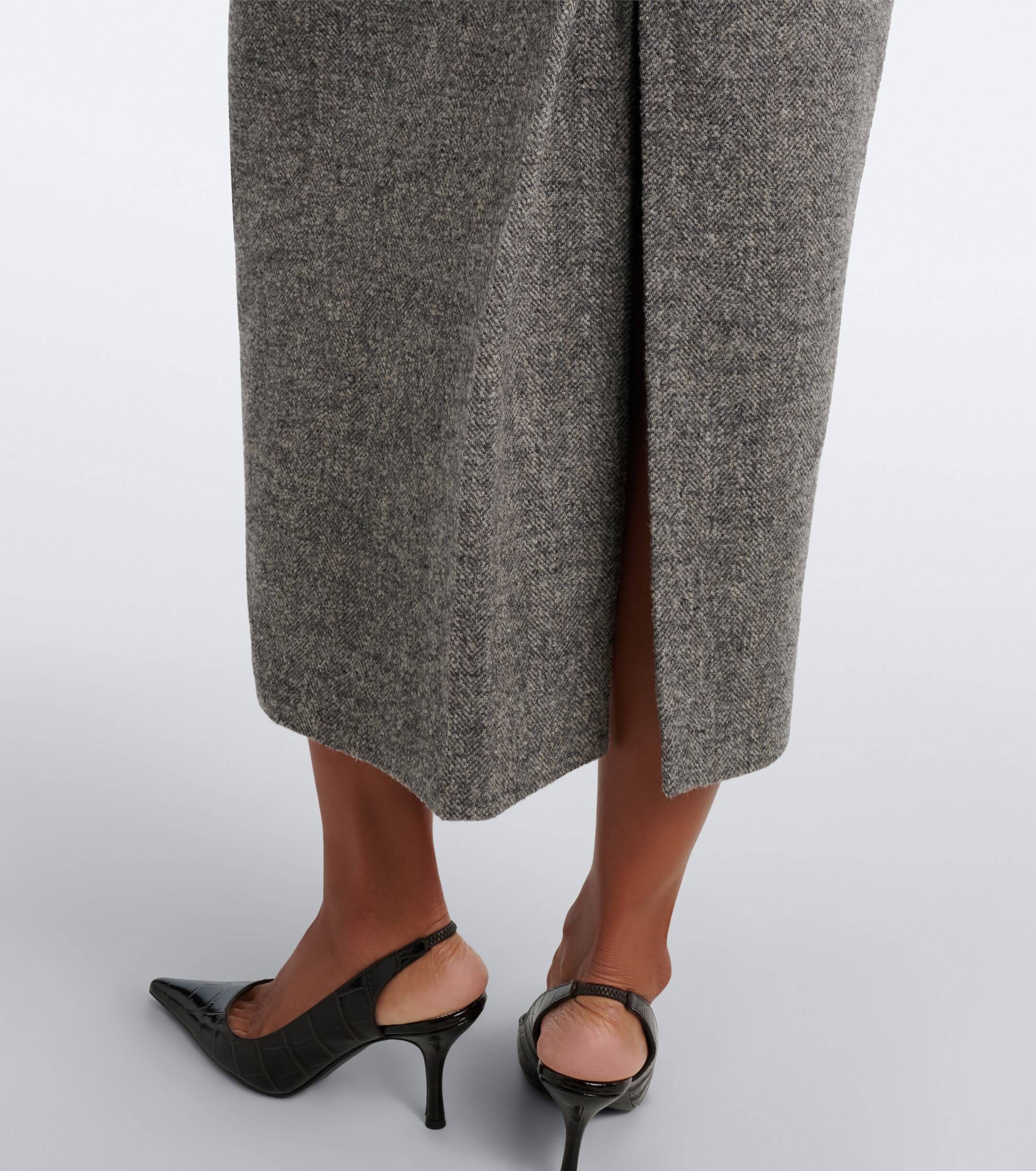 Magda Butrym Magda Butrym Wool and cashmere-blend midi skirt