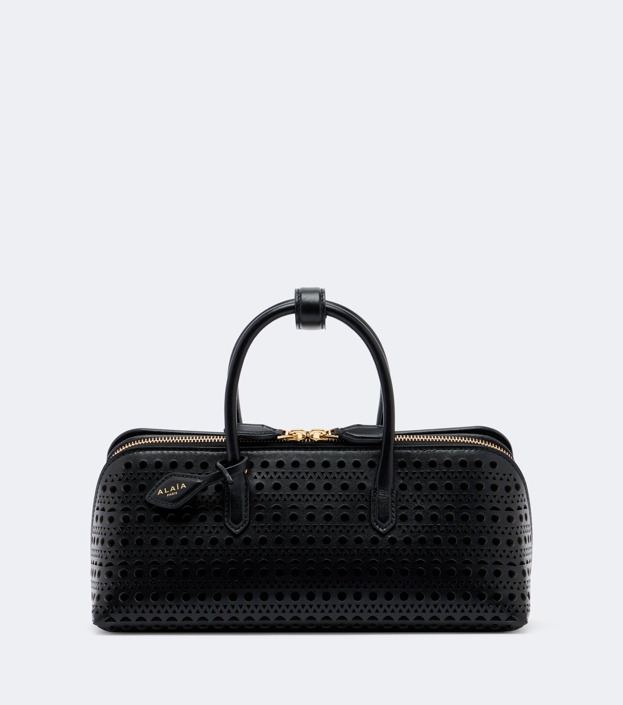 Alaïa Delta Medium Vienne leather top-handle bag