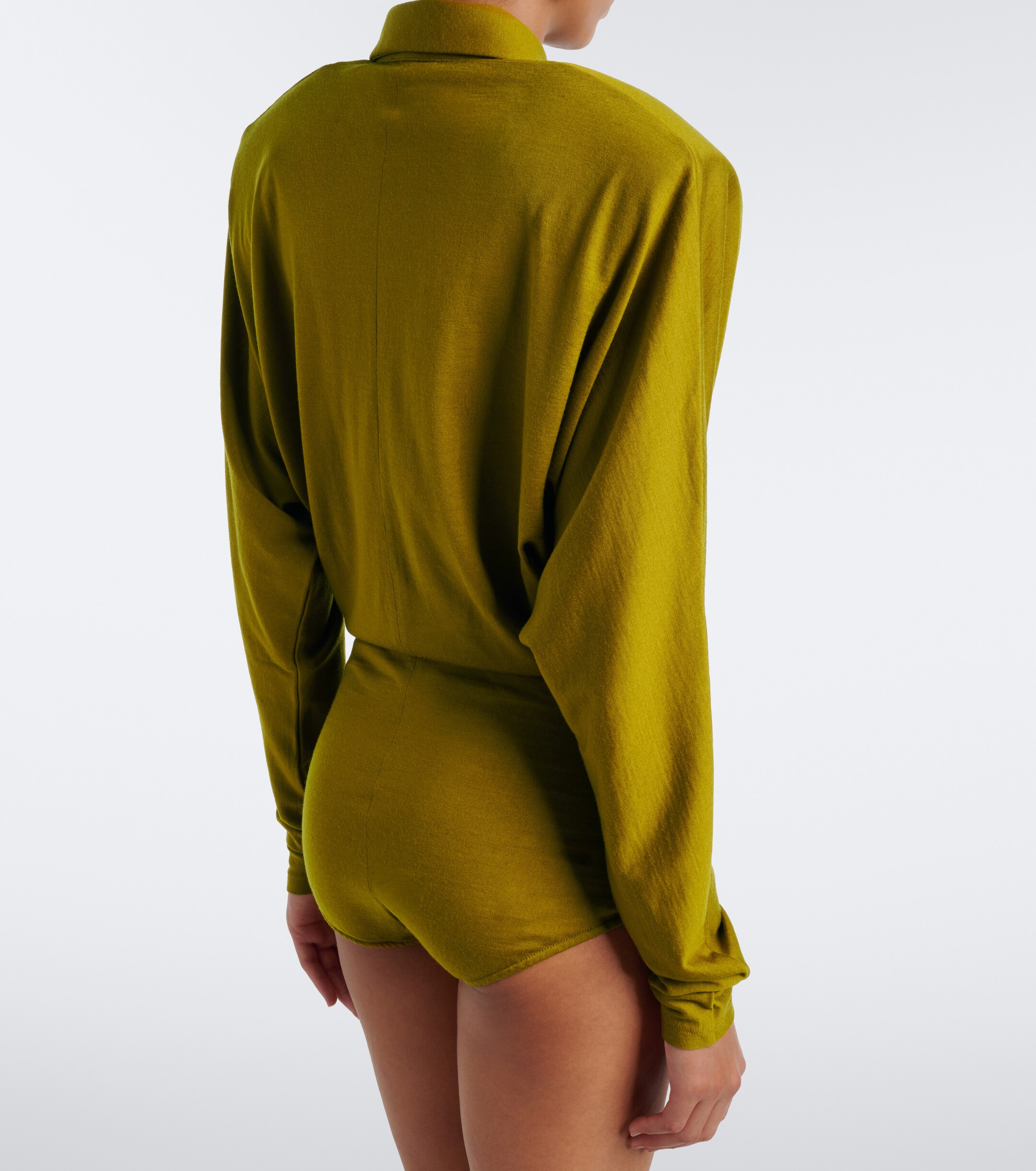 Mugler Mugler Wool-blend bodysuit