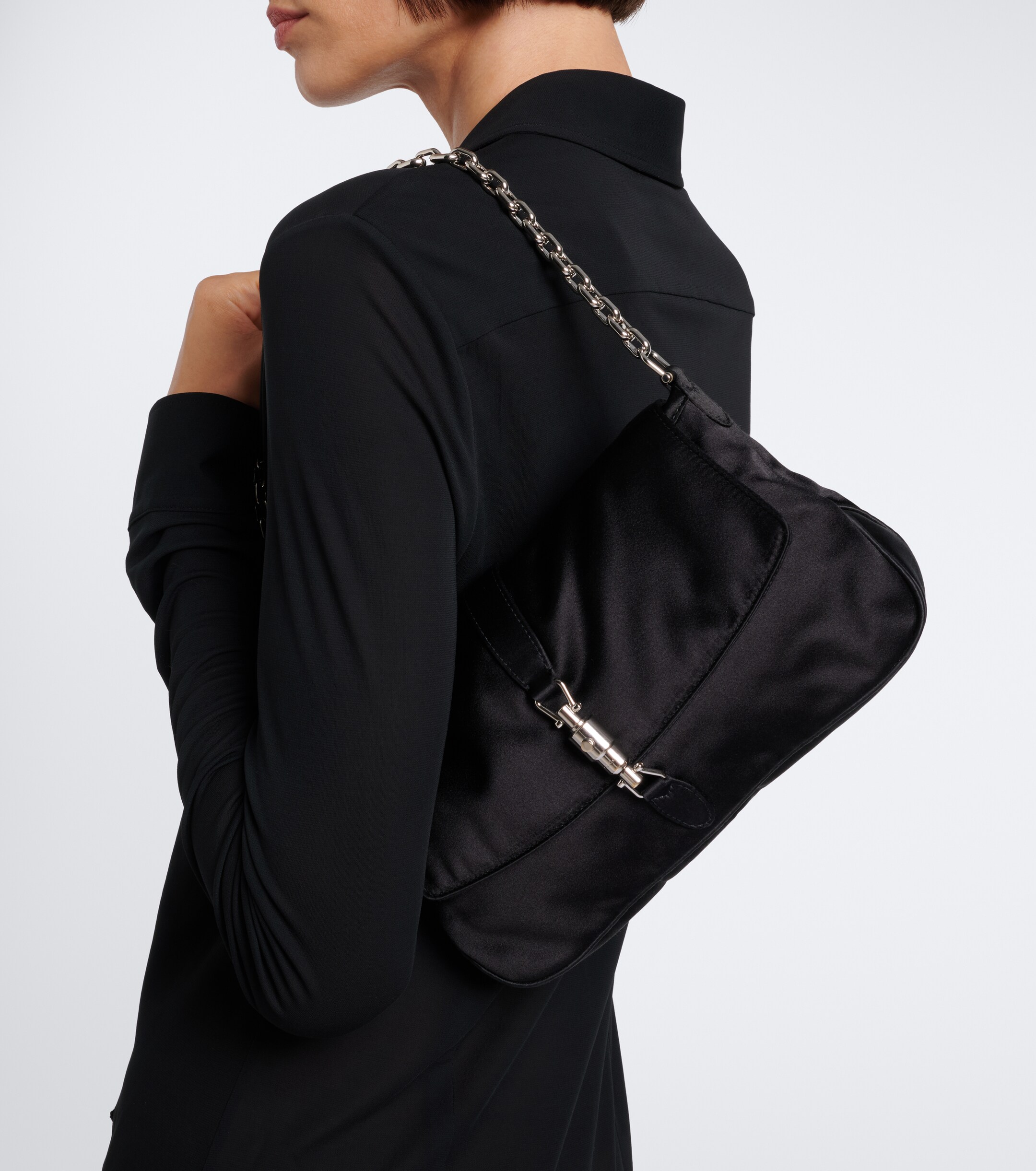 Gucci Aperitivo Medium satin shoulder bag