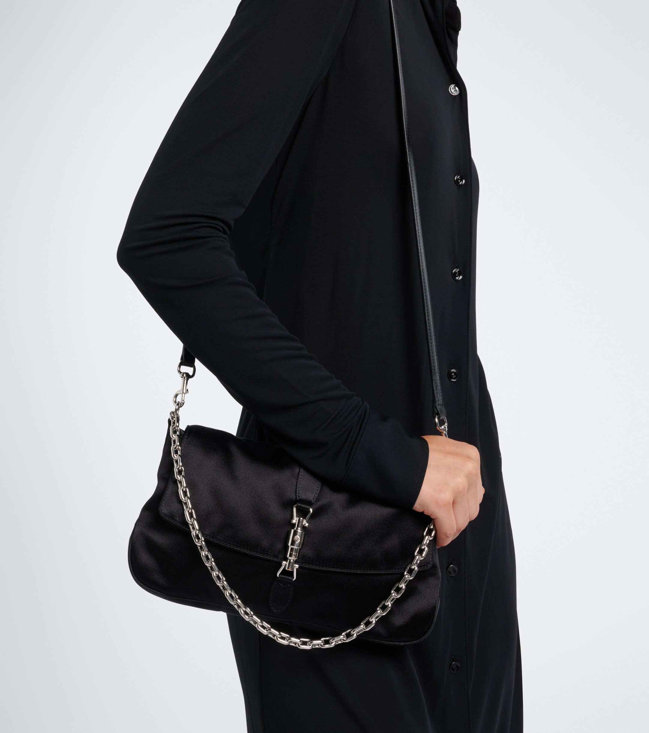 Gucci Aperitivo Medium satin shoulder bag