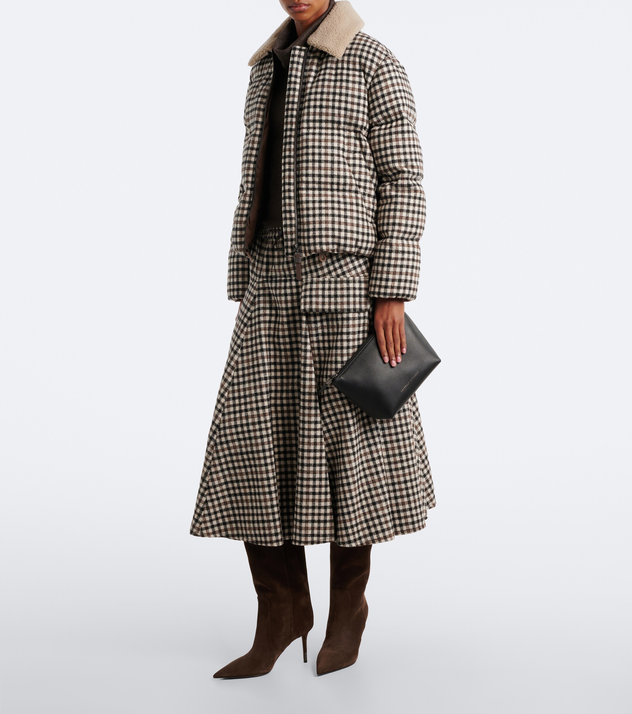 Brunello Cucinelli Brunello Cucinelli Monili beadsuede knee-high boots