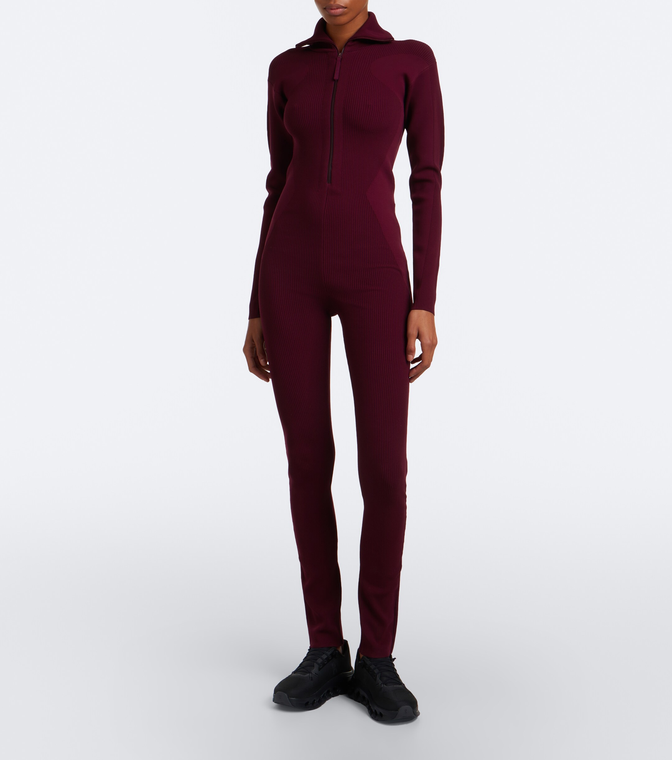 adidas by Stella McCartney Adidas by Stella McCartney Ribbed-knit catsuit