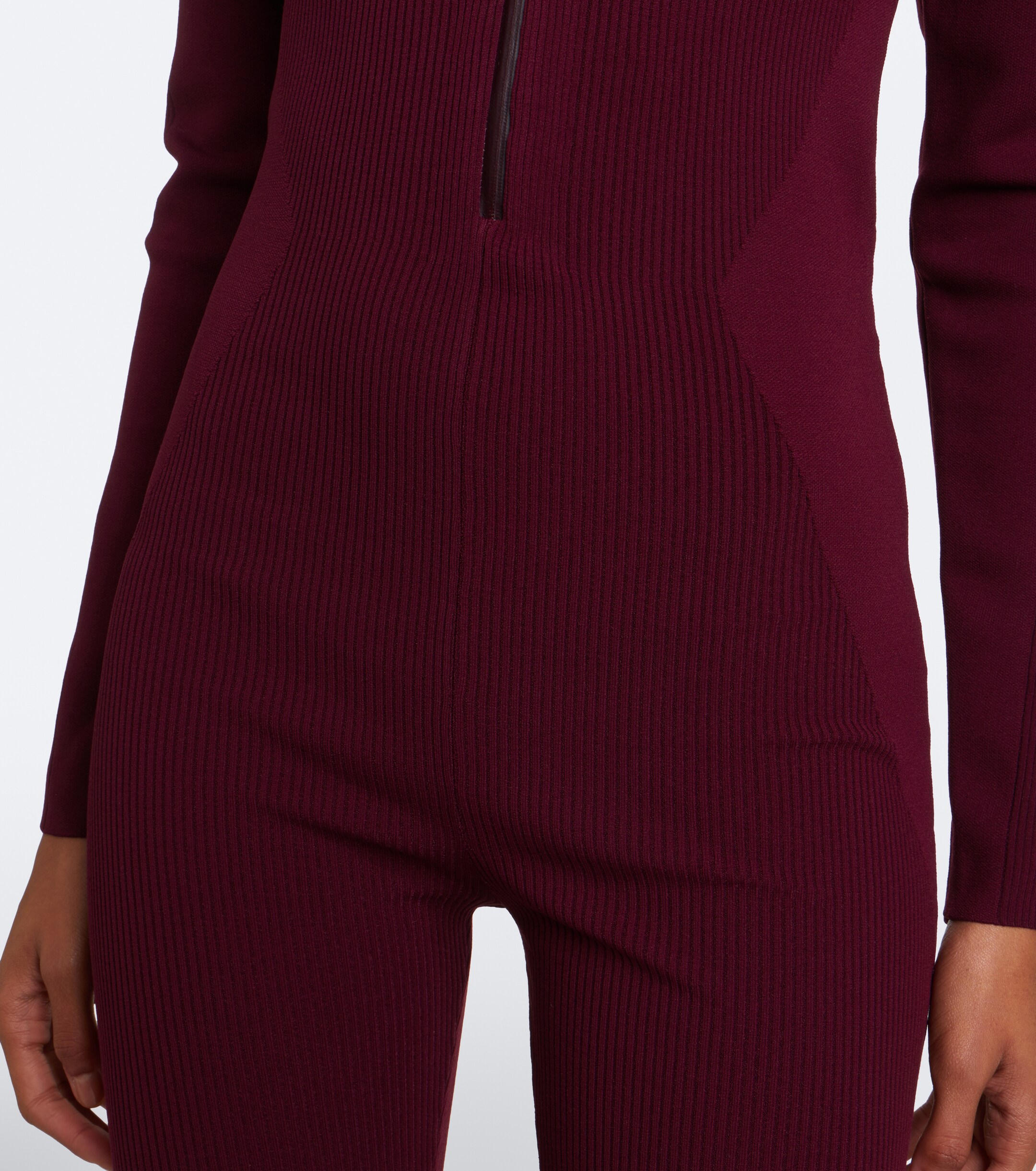 adidas by Stella McCartney Adidas by Stella McCartney Ribbed-knit catsuit