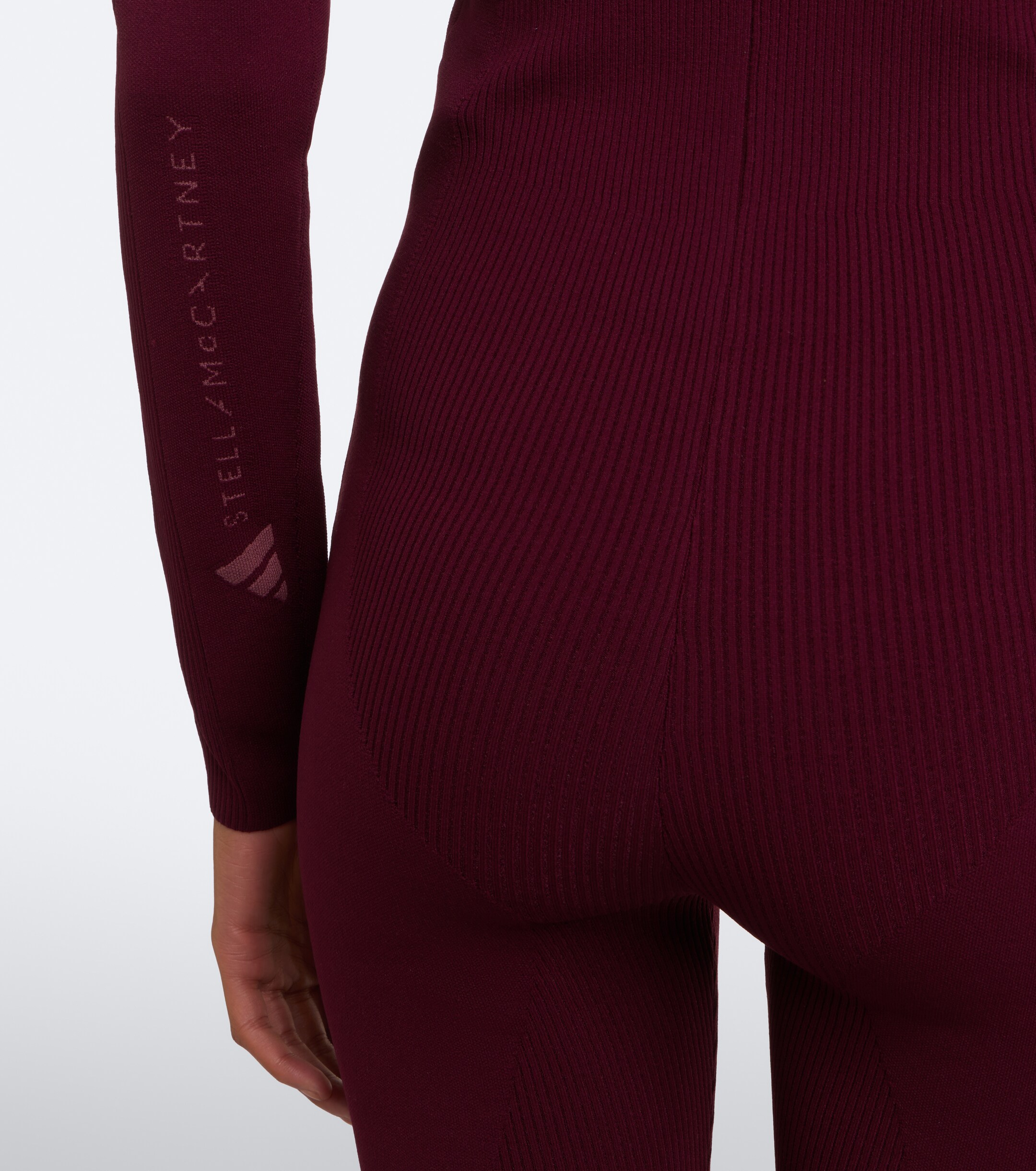 adidas by Stella McCartney Adidas by Stella McCartney Ribbed-knit catsuit
