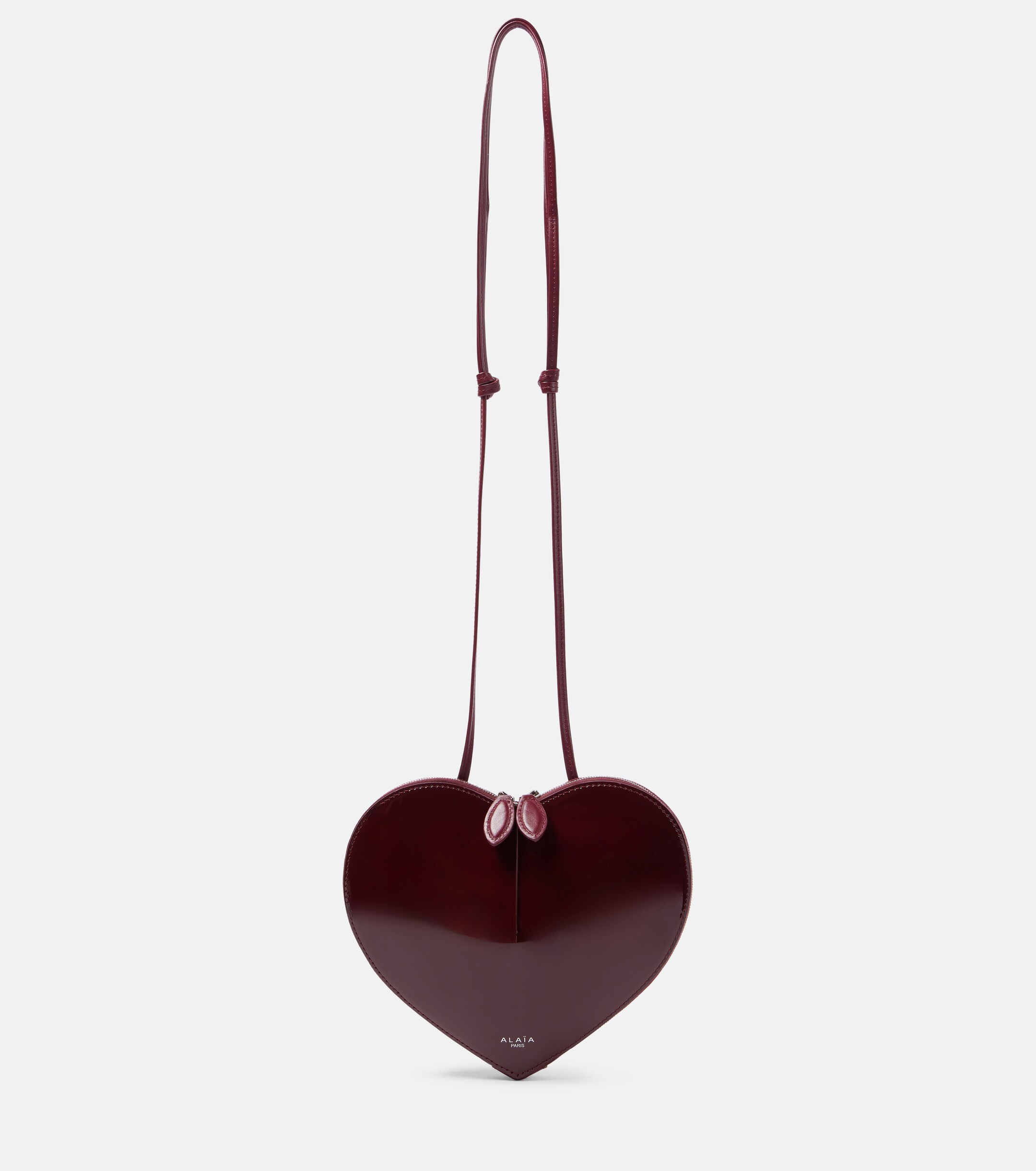 Alaïa Le Cœur patent leather crossbody bag