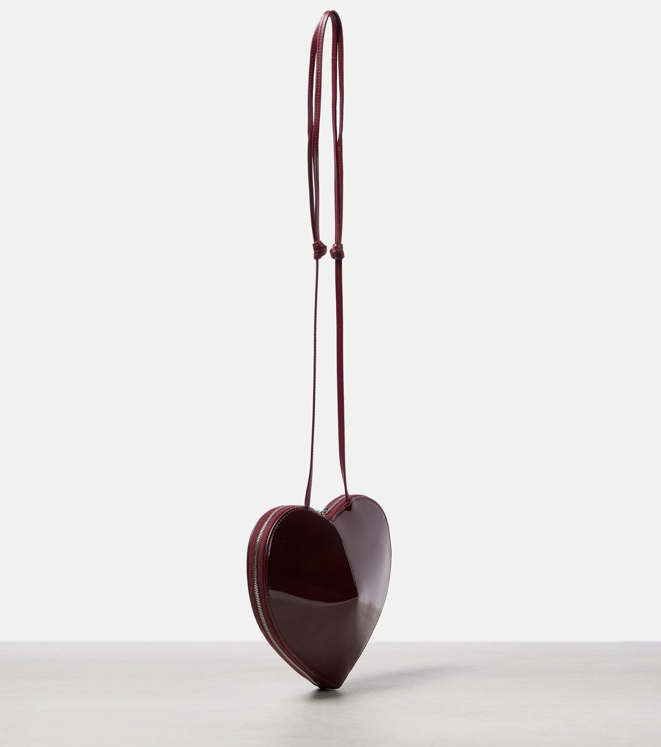 Alaïa Le Cœur patent leather crossbody bag