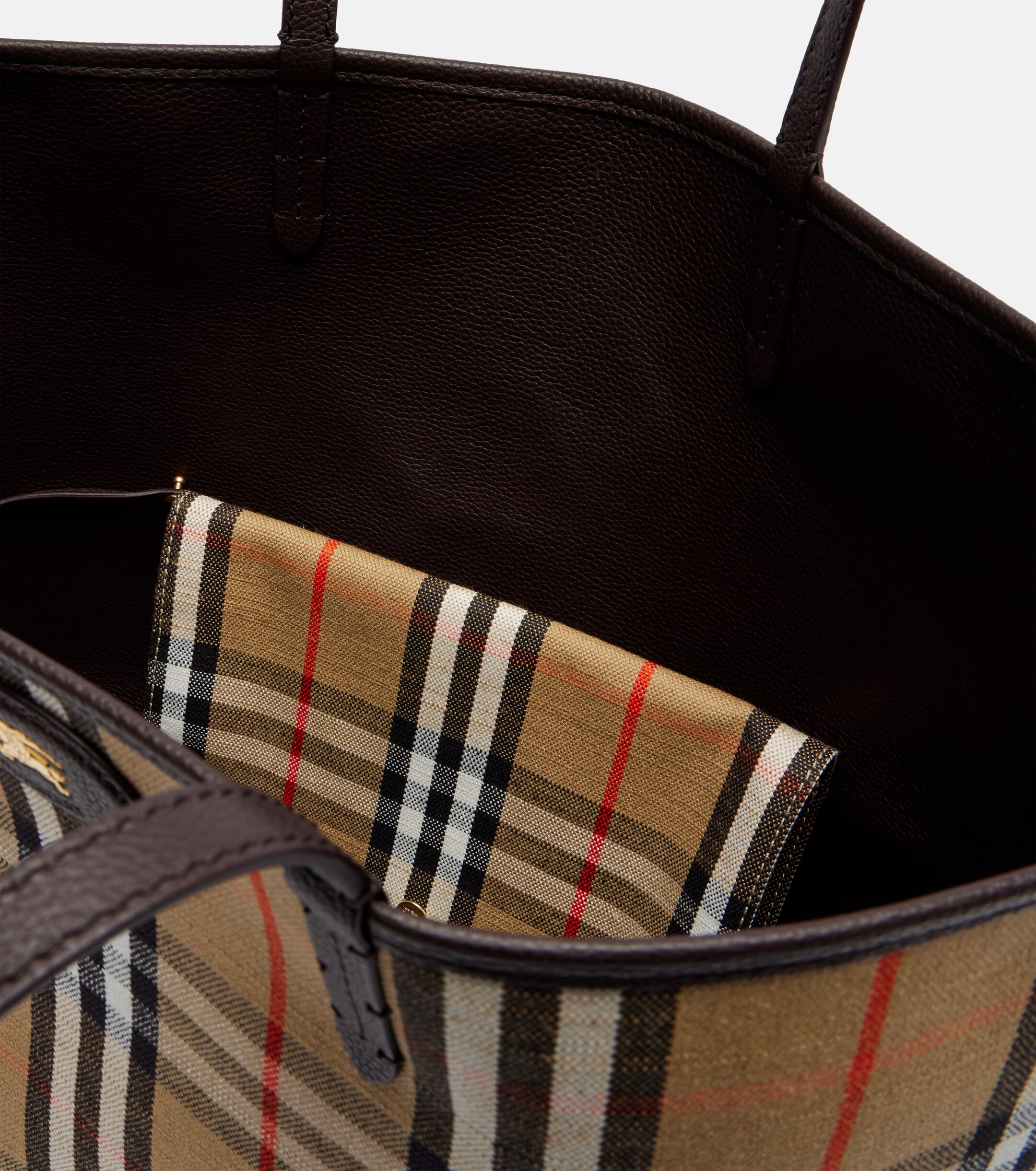 Burberry Reversible Burberry Check Medium leather tote bag