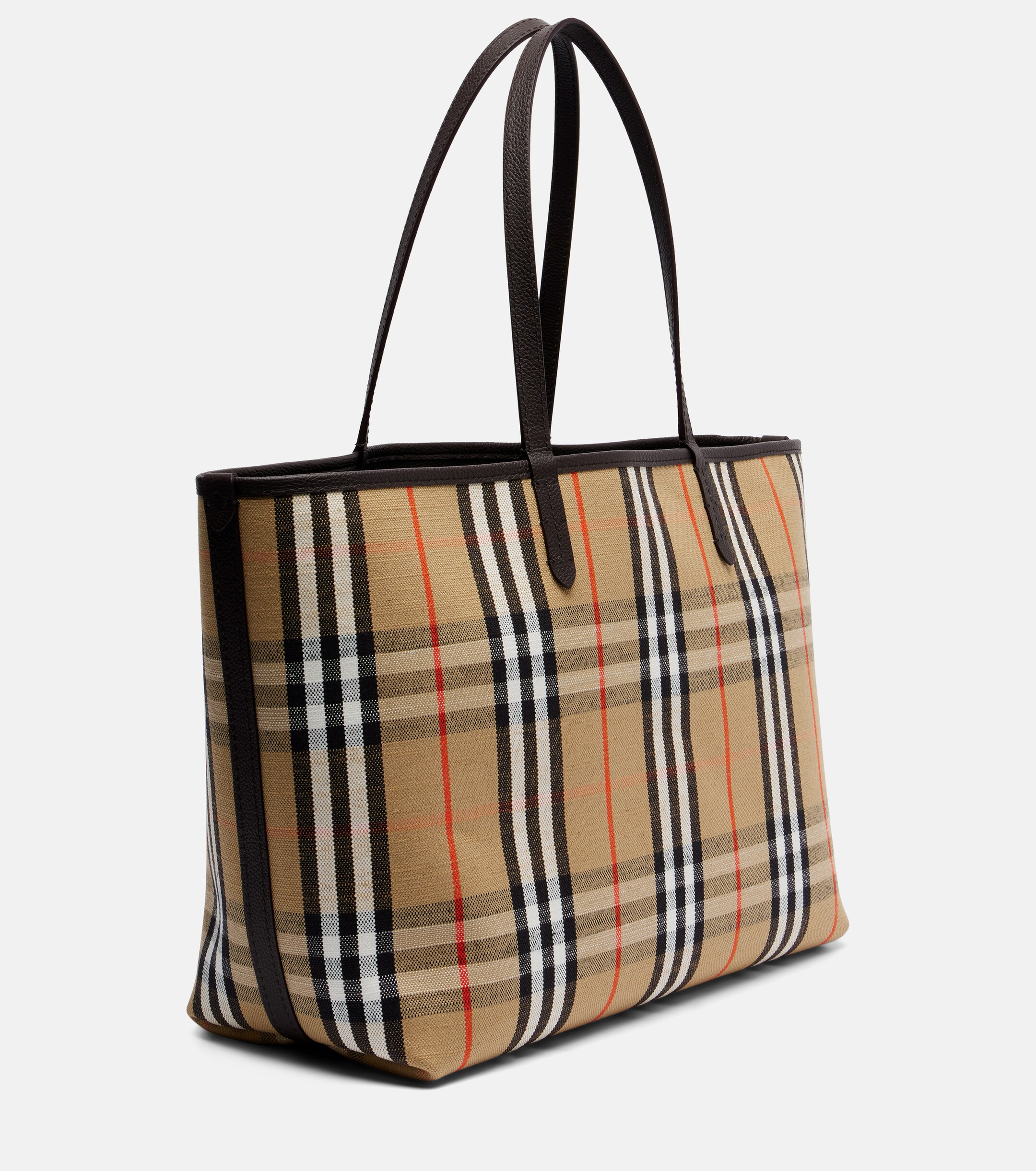 Burberry Reversible Burberry Check Medium leather tote bag