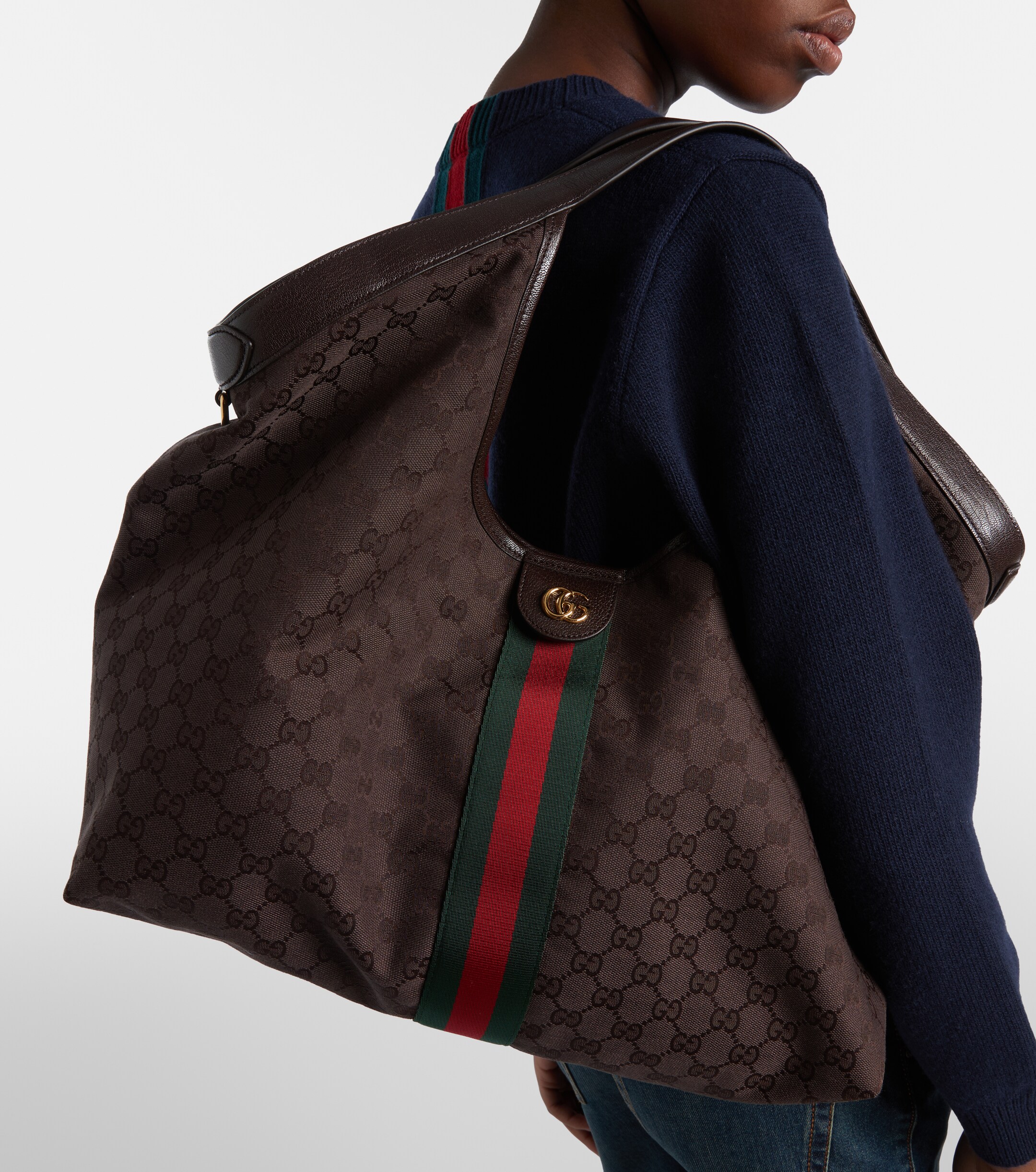 Gucci Gucci Giglio Large GG Canvas tote bag