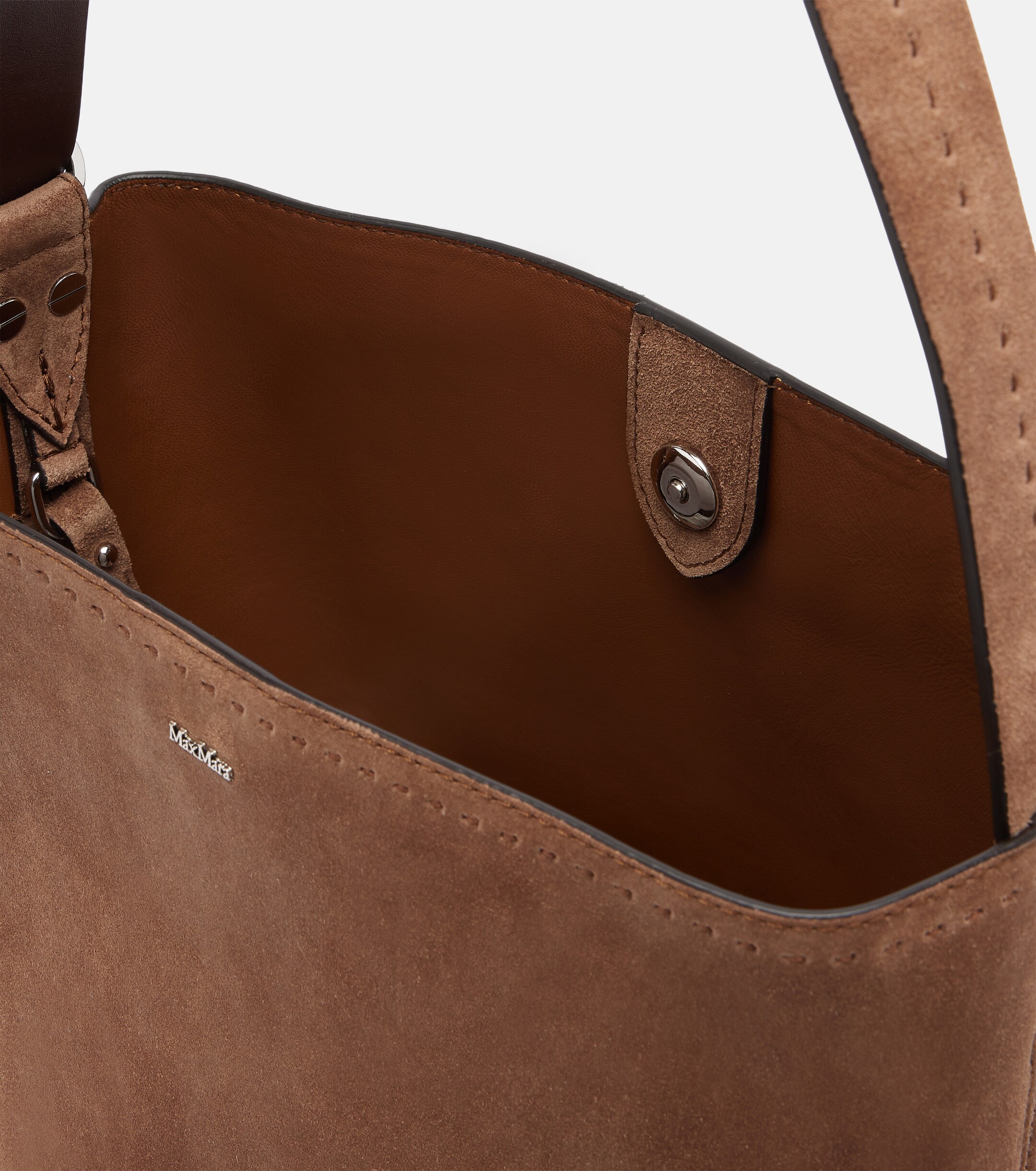 Max Mara Medium suede bucket bag