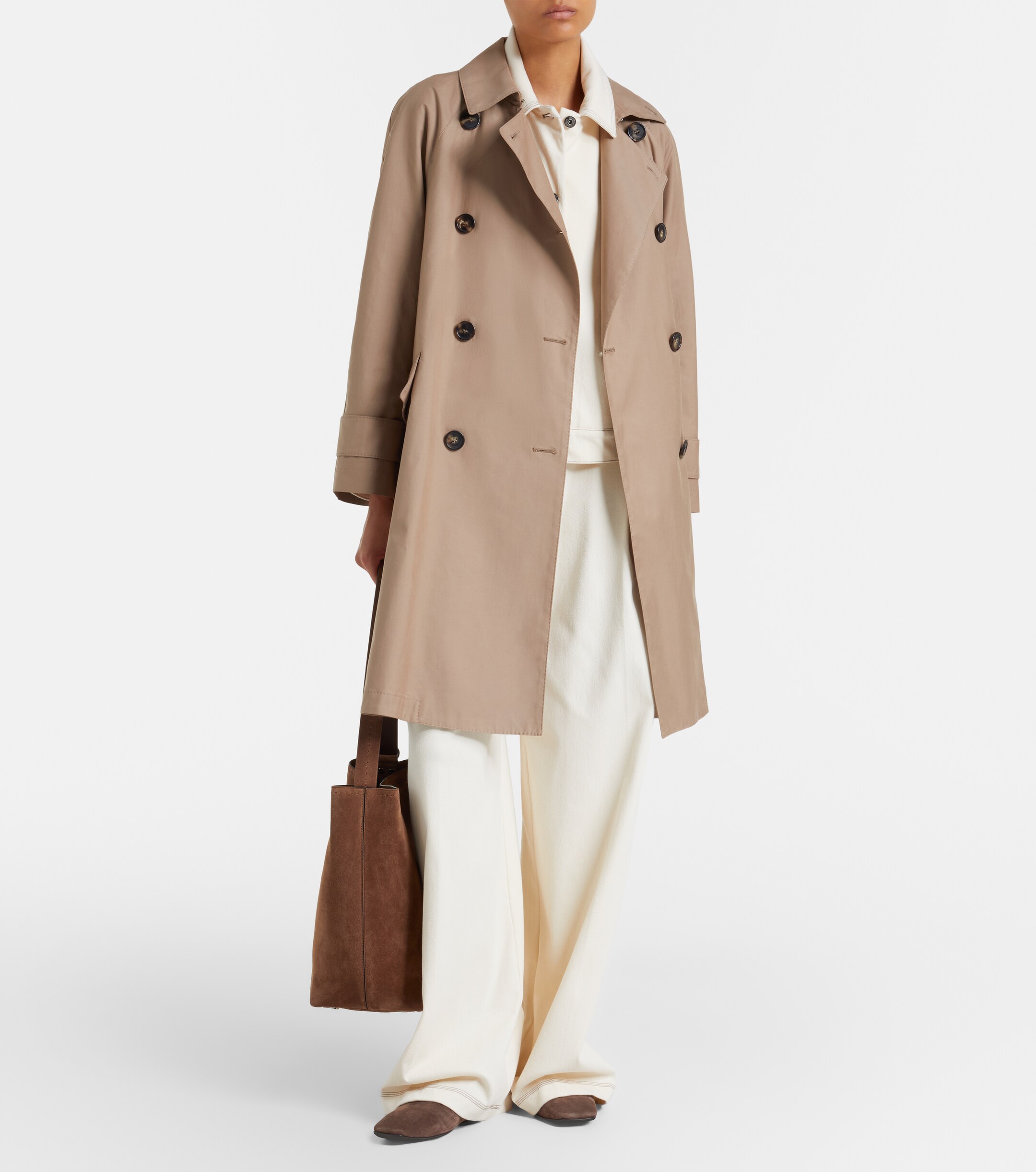 Max Mara Medium suede bucket bag