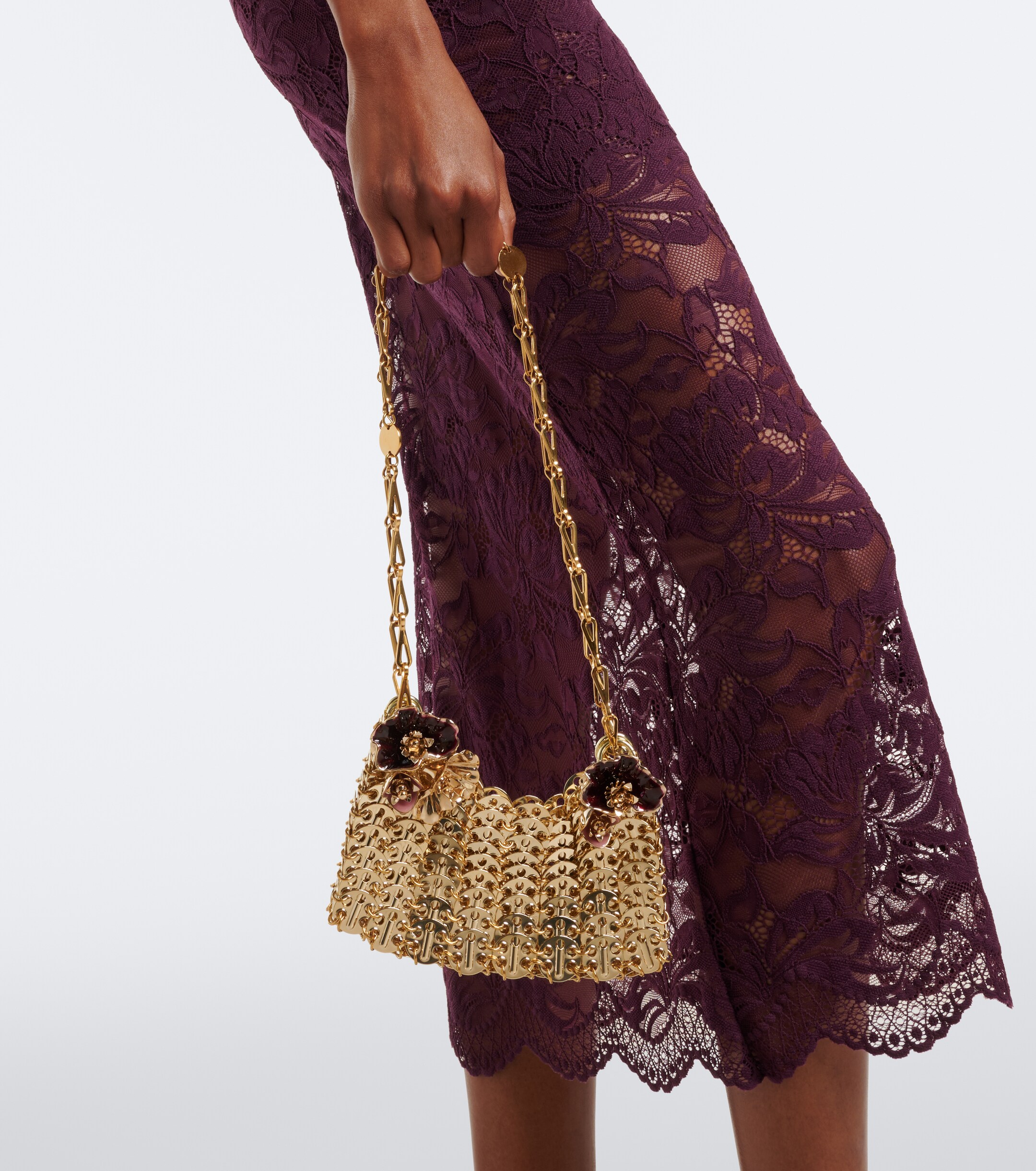 Rabanne 1969 Small embellished shoulder bag