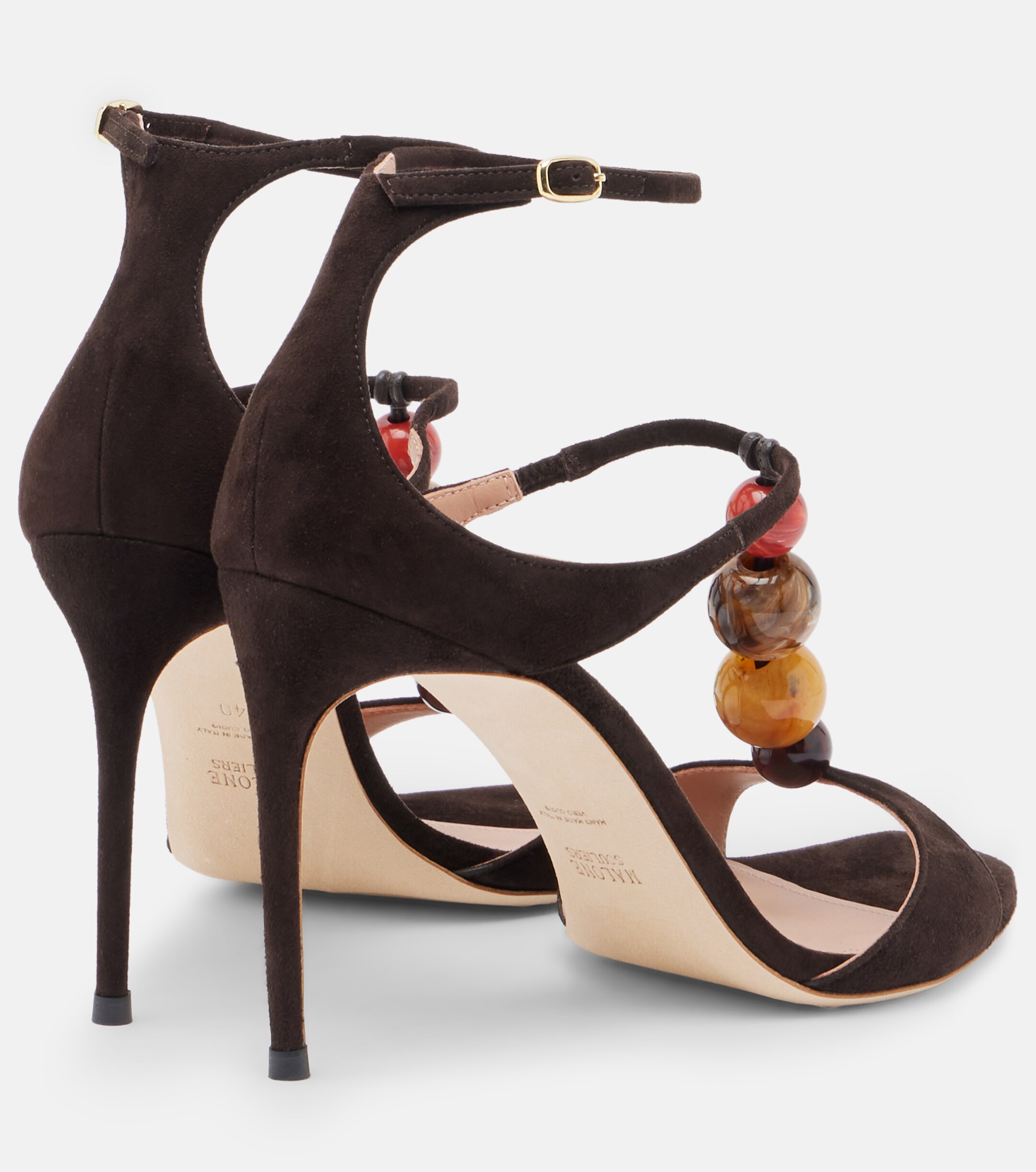 Malone Souliers Malone Souliers Lena beaded suede sandals
