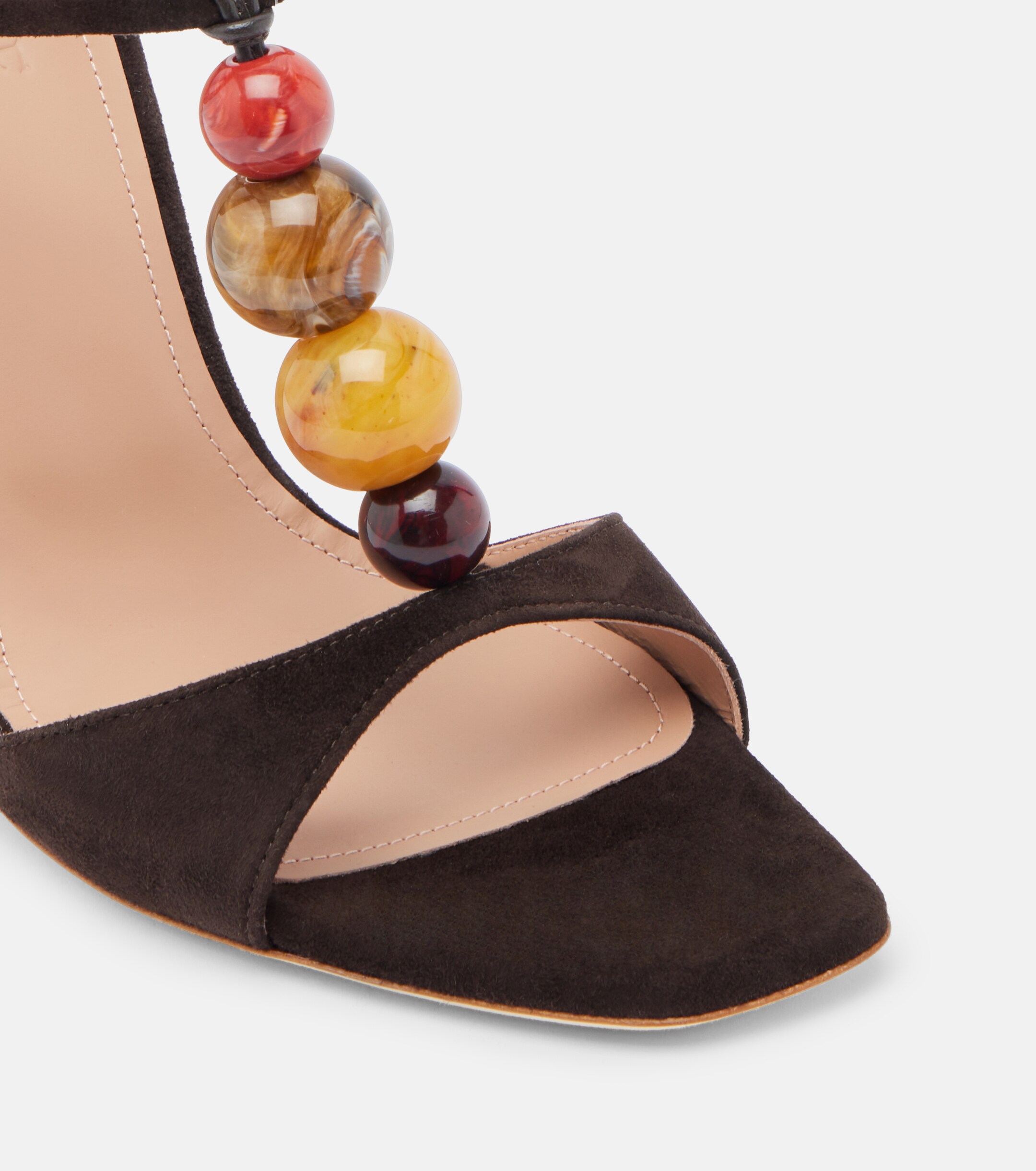 Malone Souliers Malone Souliers Lena beaded suede sandals