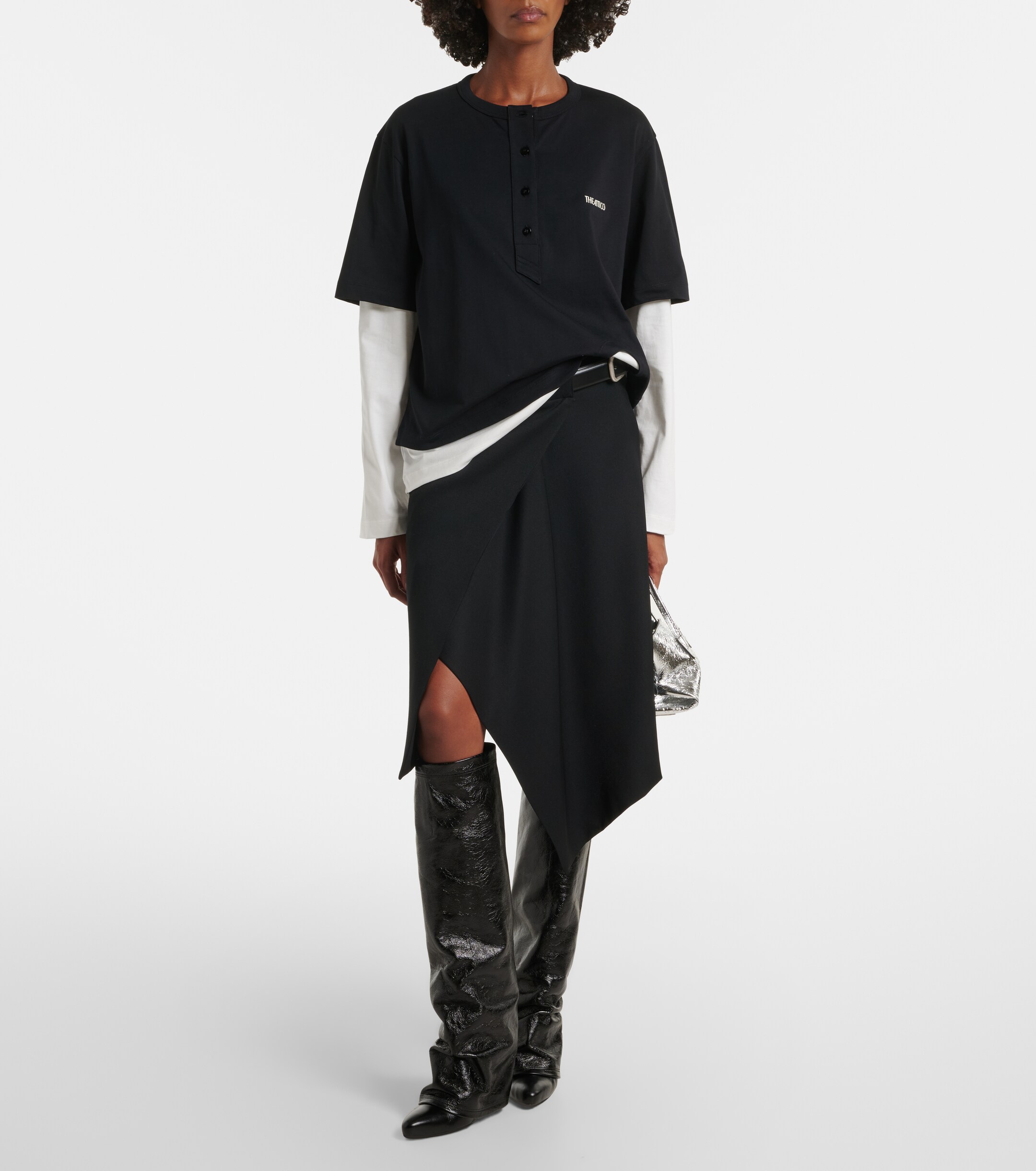 THE ATTICO The Attico Leon patent leather knee-high boots