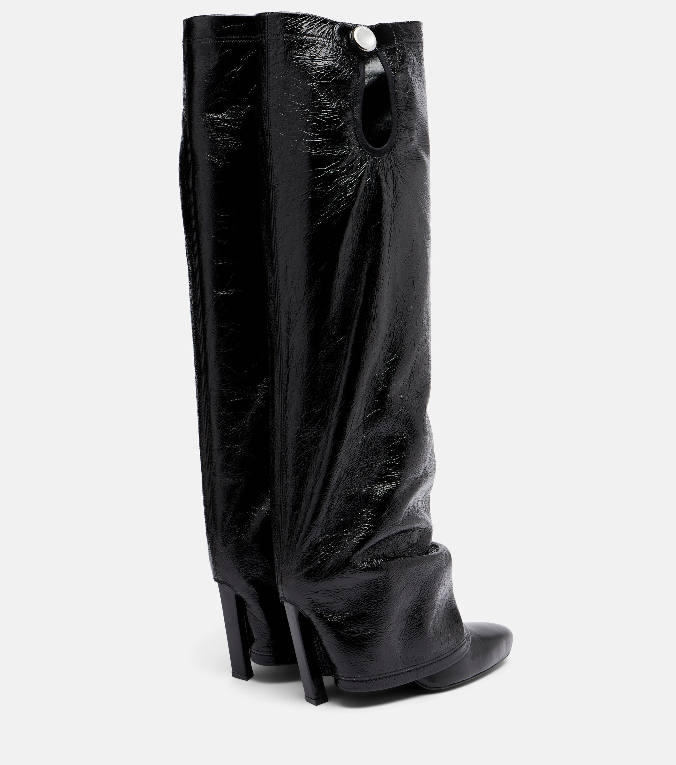 THE ATTICO The Attico Leon patent leather knee-high boots