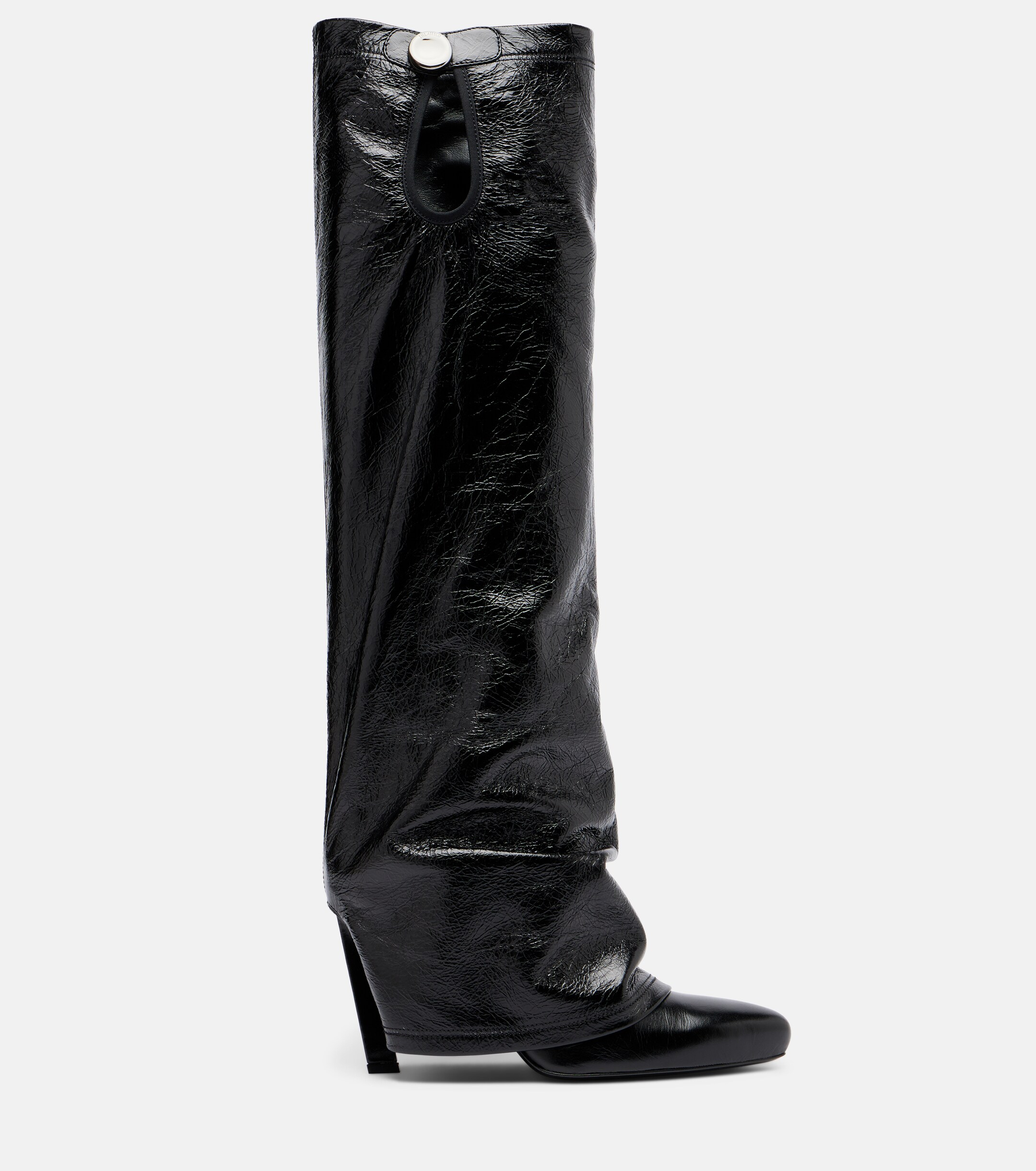 THE ATTICO The Attico Leon patent leather knee-high boots