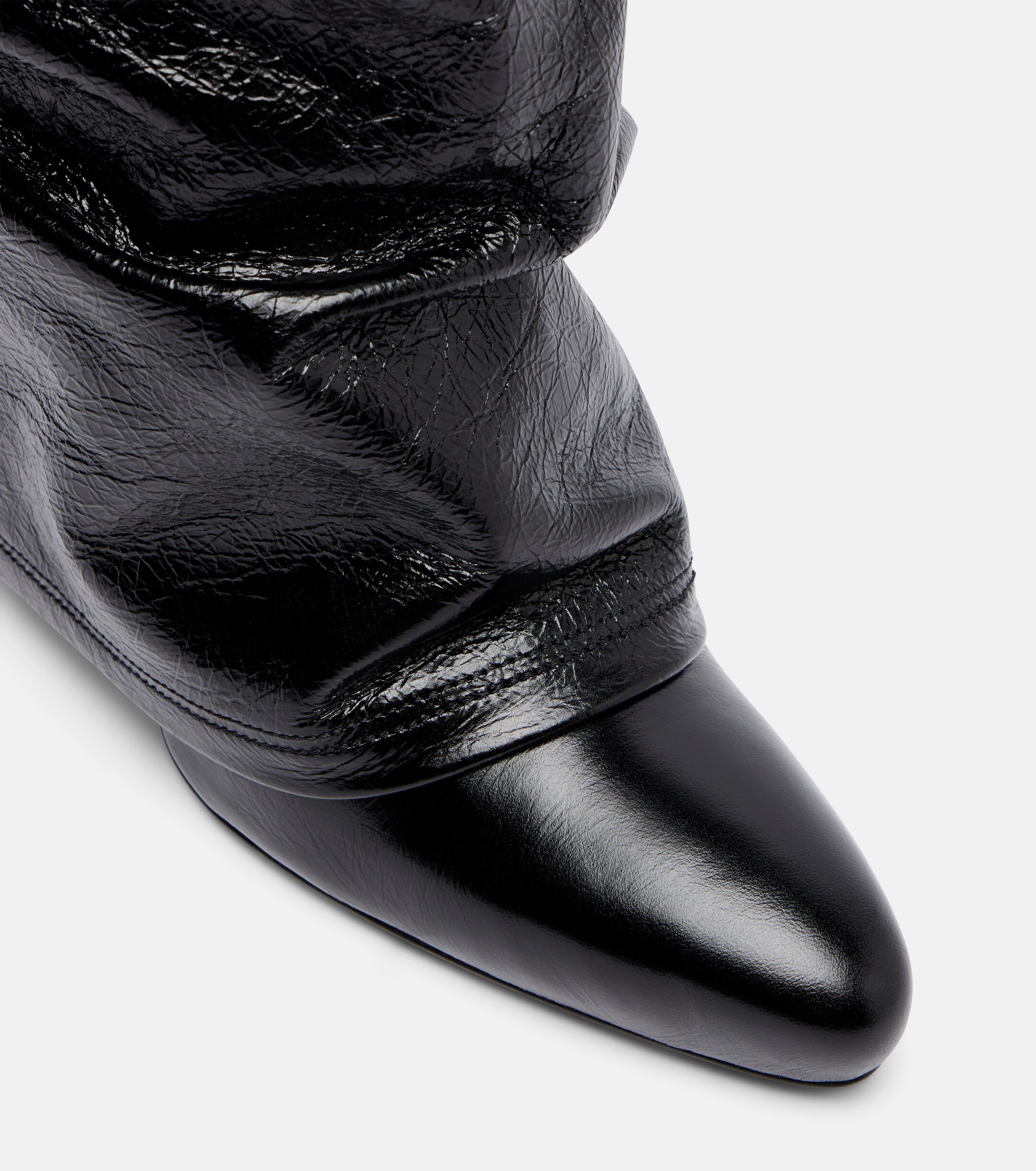 THE ATTICO The Attico Leon patent leather knee-high boots