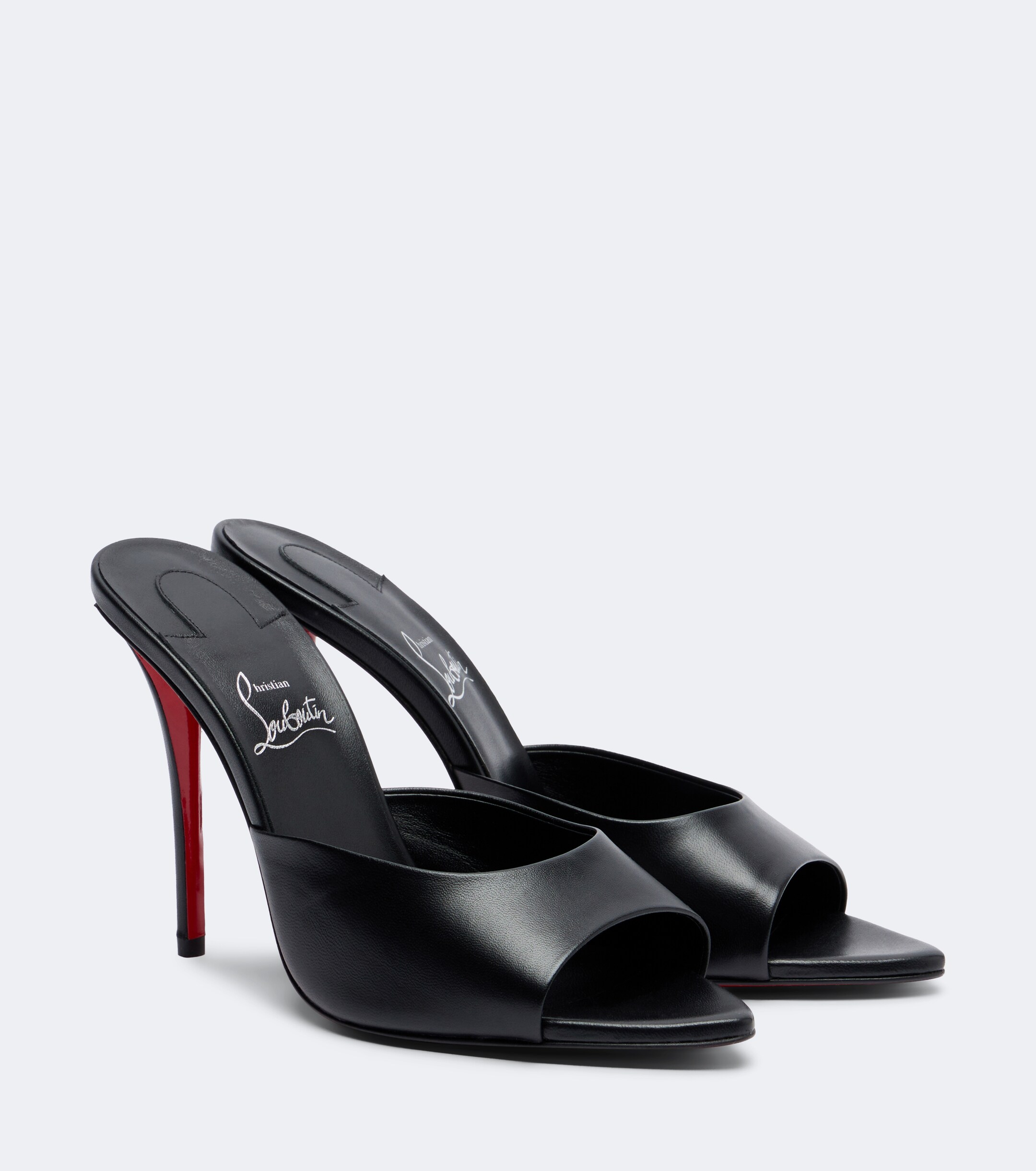 CHRISTIAN LOUBOUTIN Christian Louboutin Miss Z leather mules