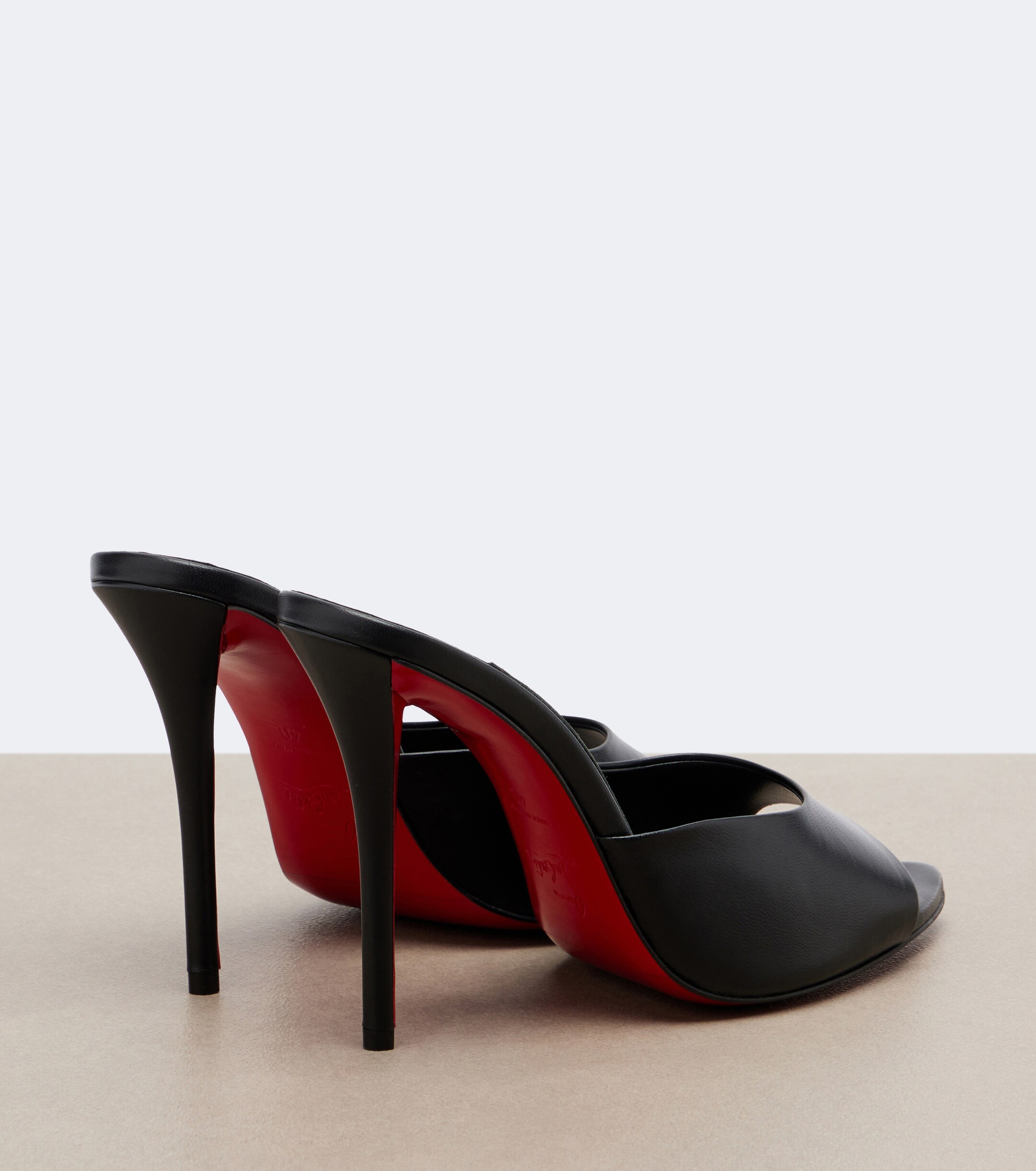 CHRISTIAN LOUBOUTIN Christian Louboutin Miss Z leather mules