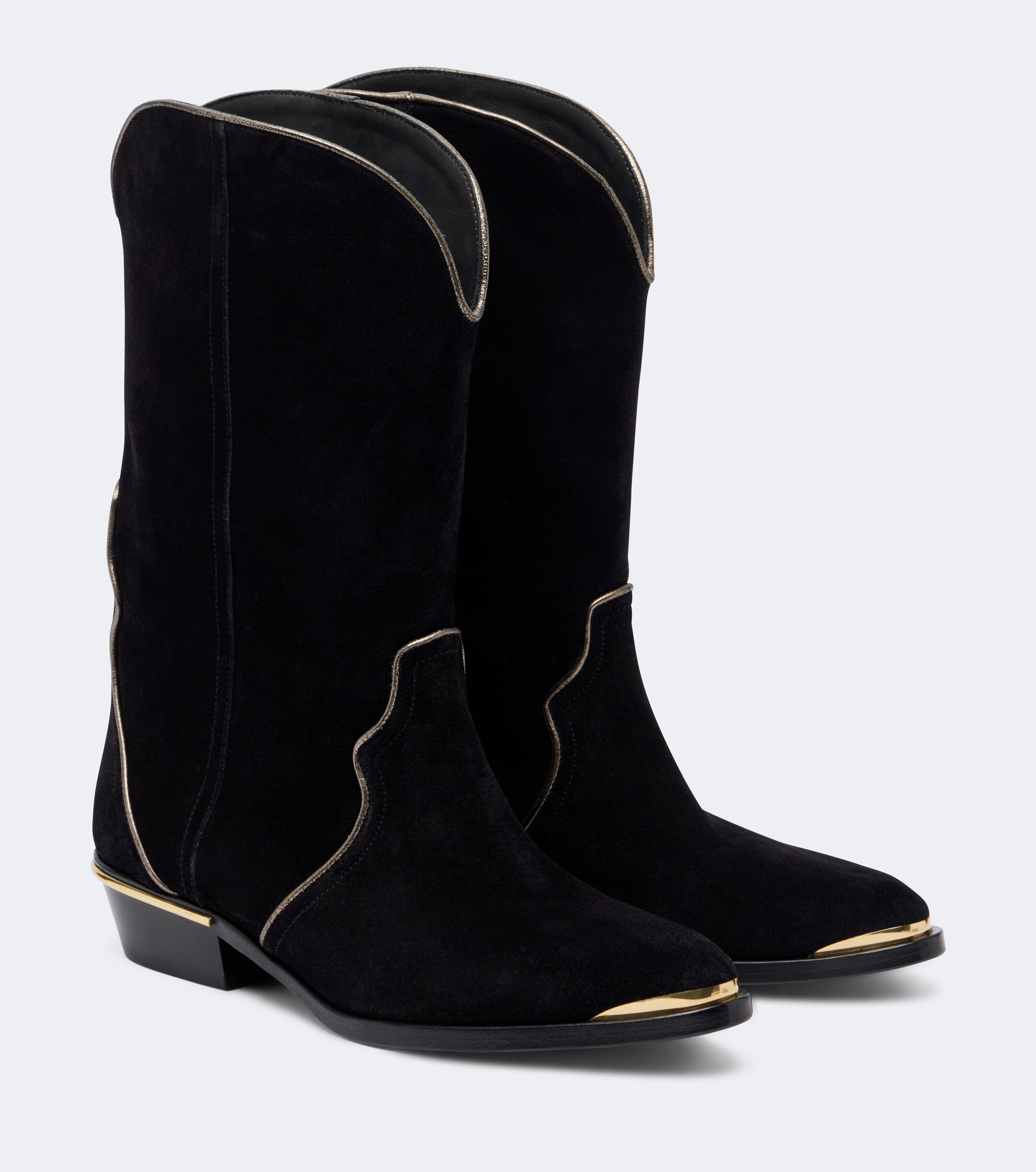 Isabel Marant Isabel Marant Elbini suede cowboy boots
