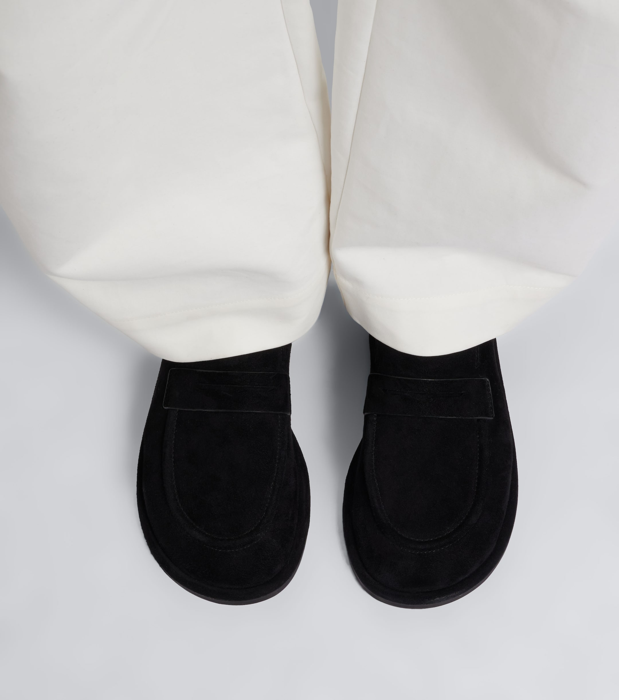 A.EMERY A. Emery Clarence suede penny loafers