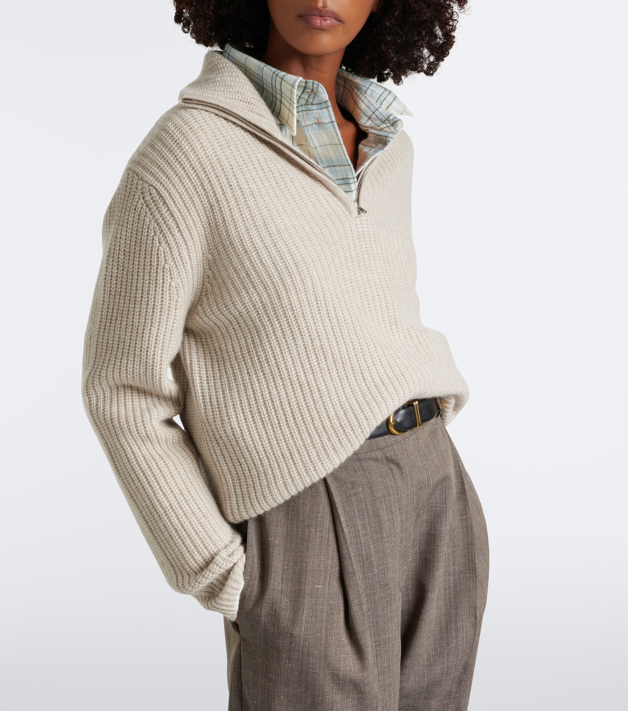 arch4 Arch4 Saatchi cashmere zip-up sweater