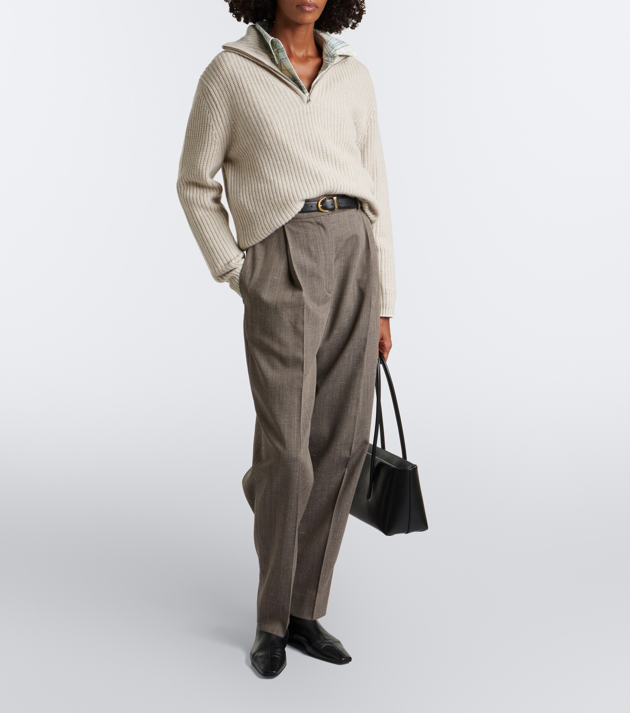 arch4 Arch4 Saatchi cashmere zip-up sweater