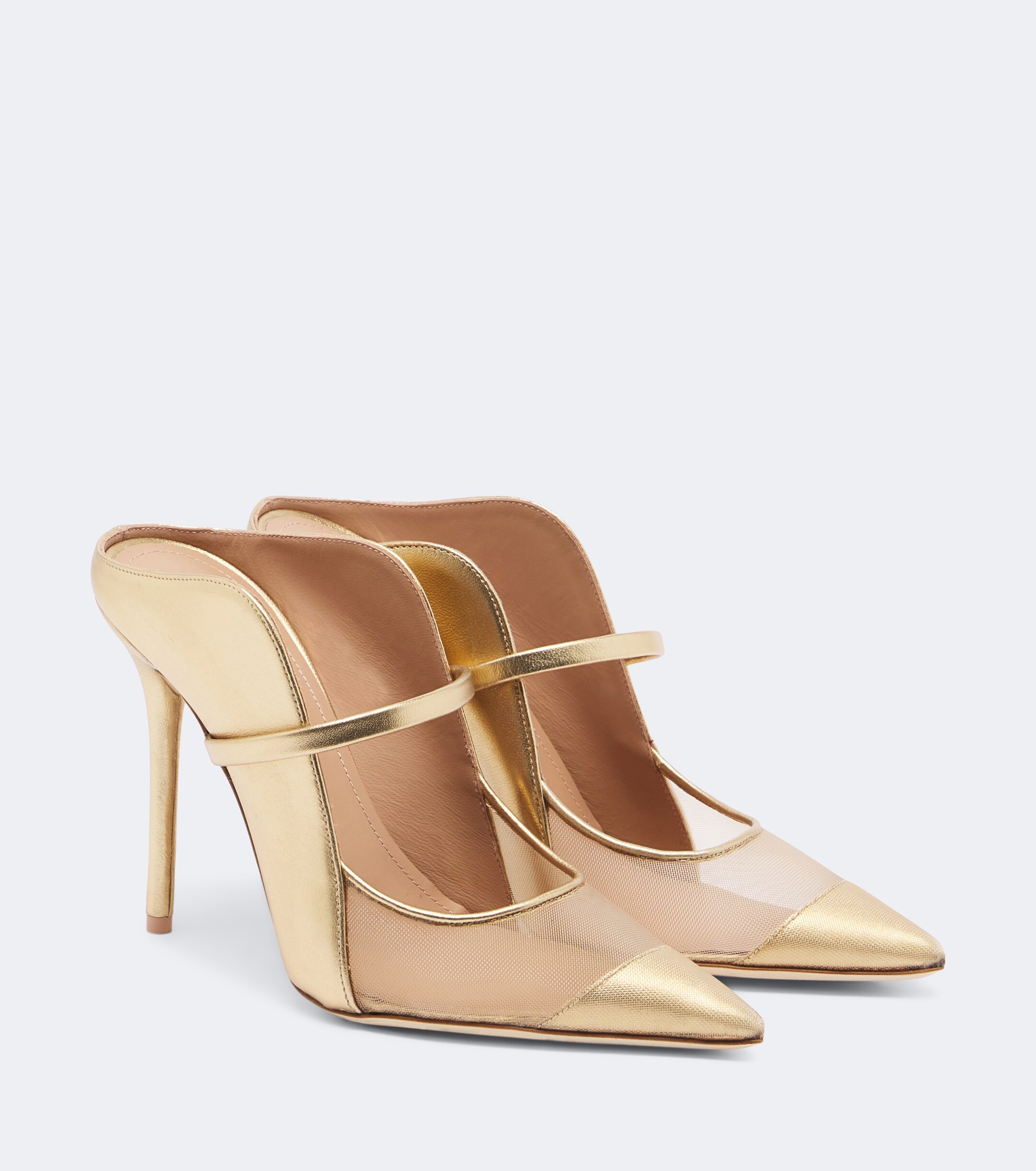 Malone Souliers Malone Souliers Maureen leather and mesh mules