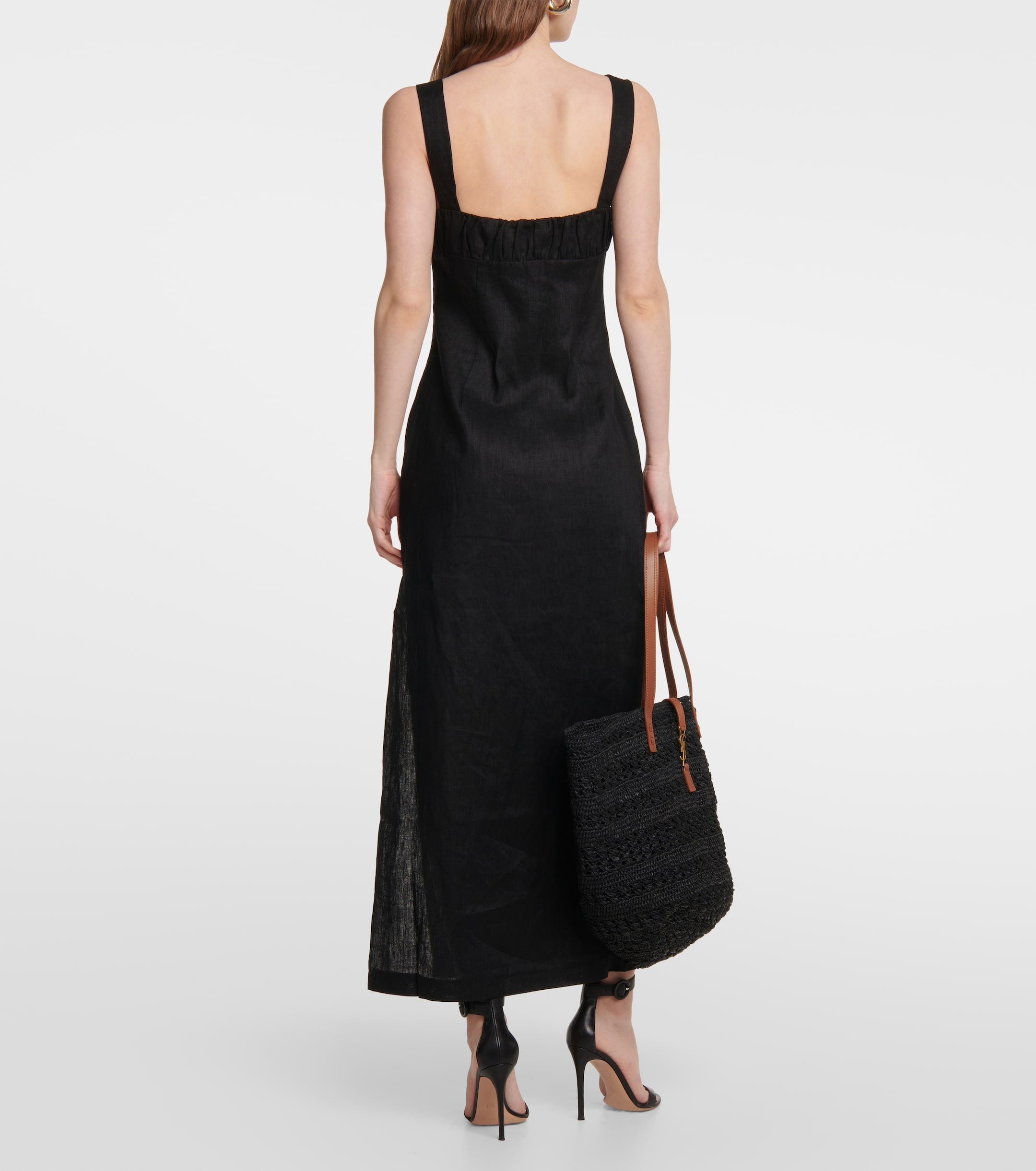 SIR. Bettina linen maxi dress thumbnail