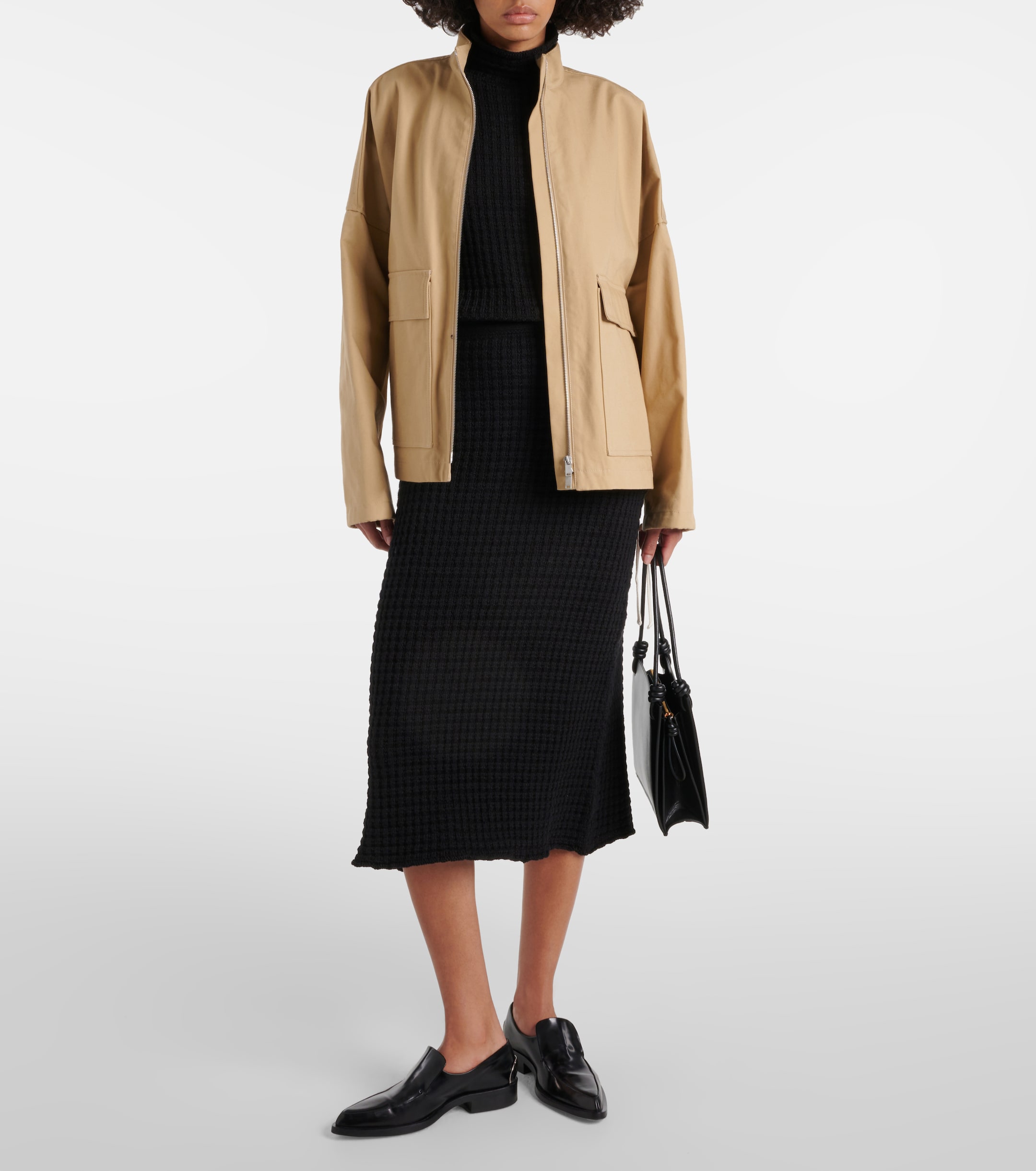 Jil Sander Jil Sander Frayed cotton top