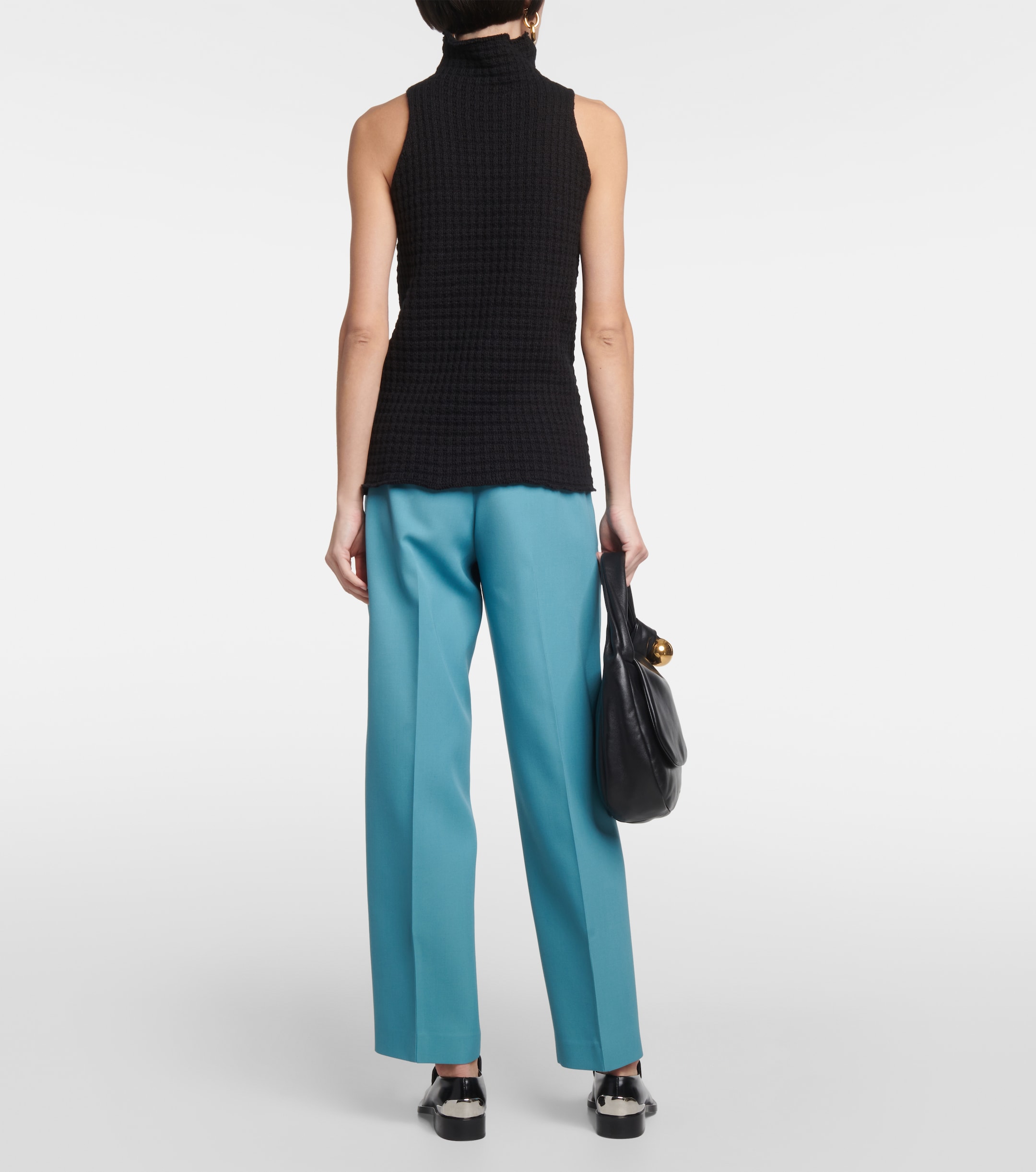 Jil Sander Jil Sander Frayed cotton top