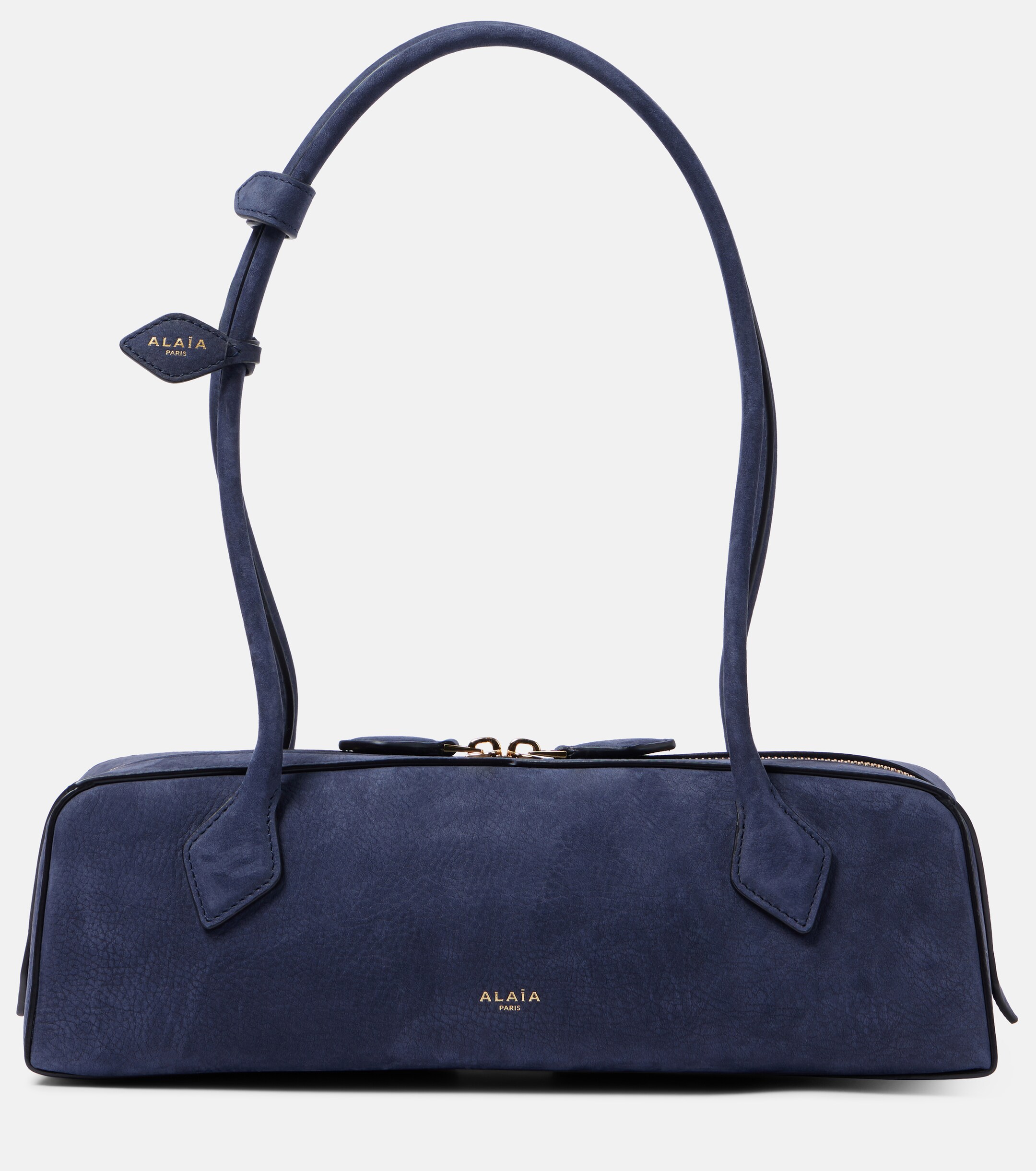 Alaïa Le Teckel suede shoulder bag