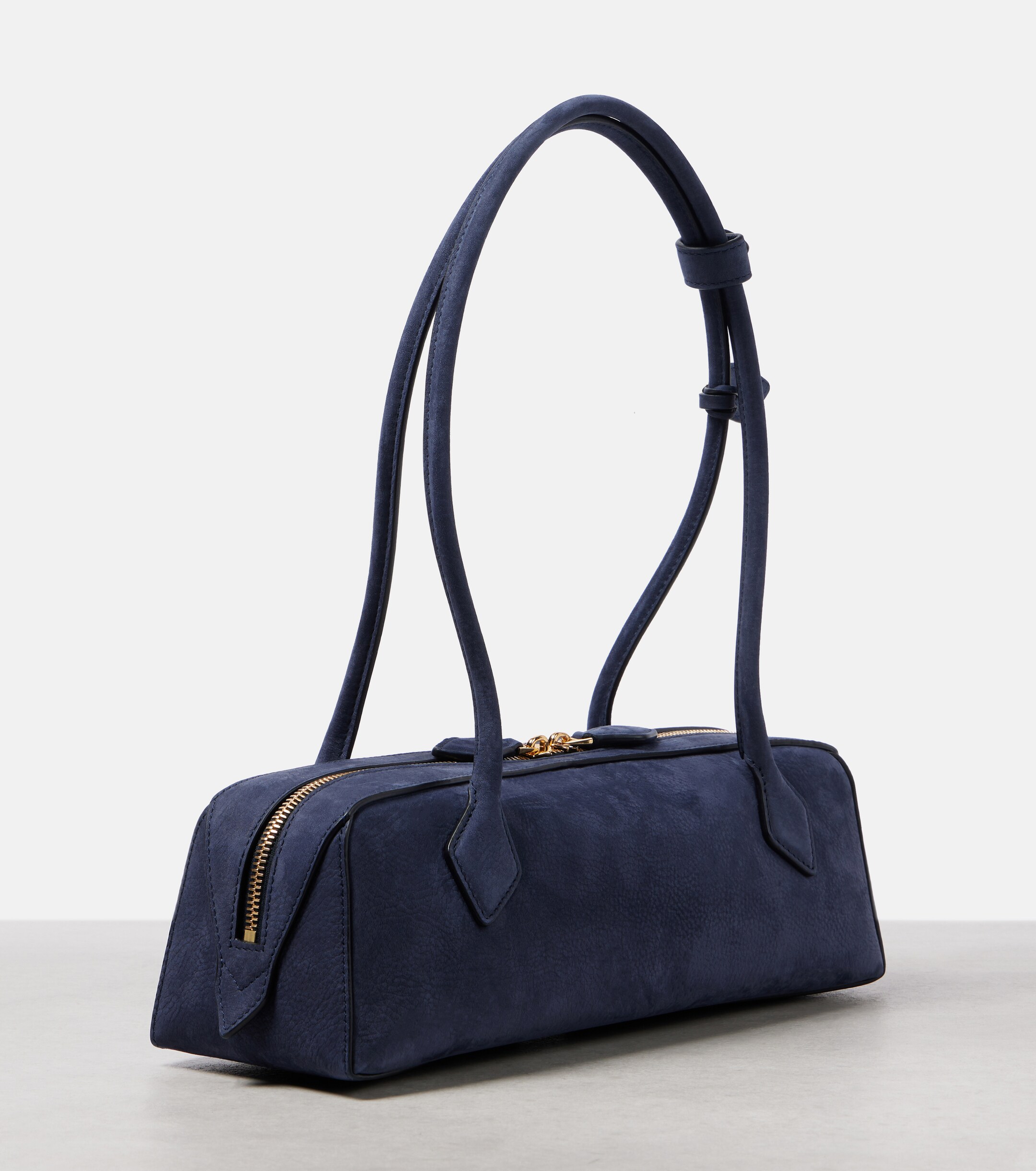 Alaïa Le Teckel suede shoulder bag