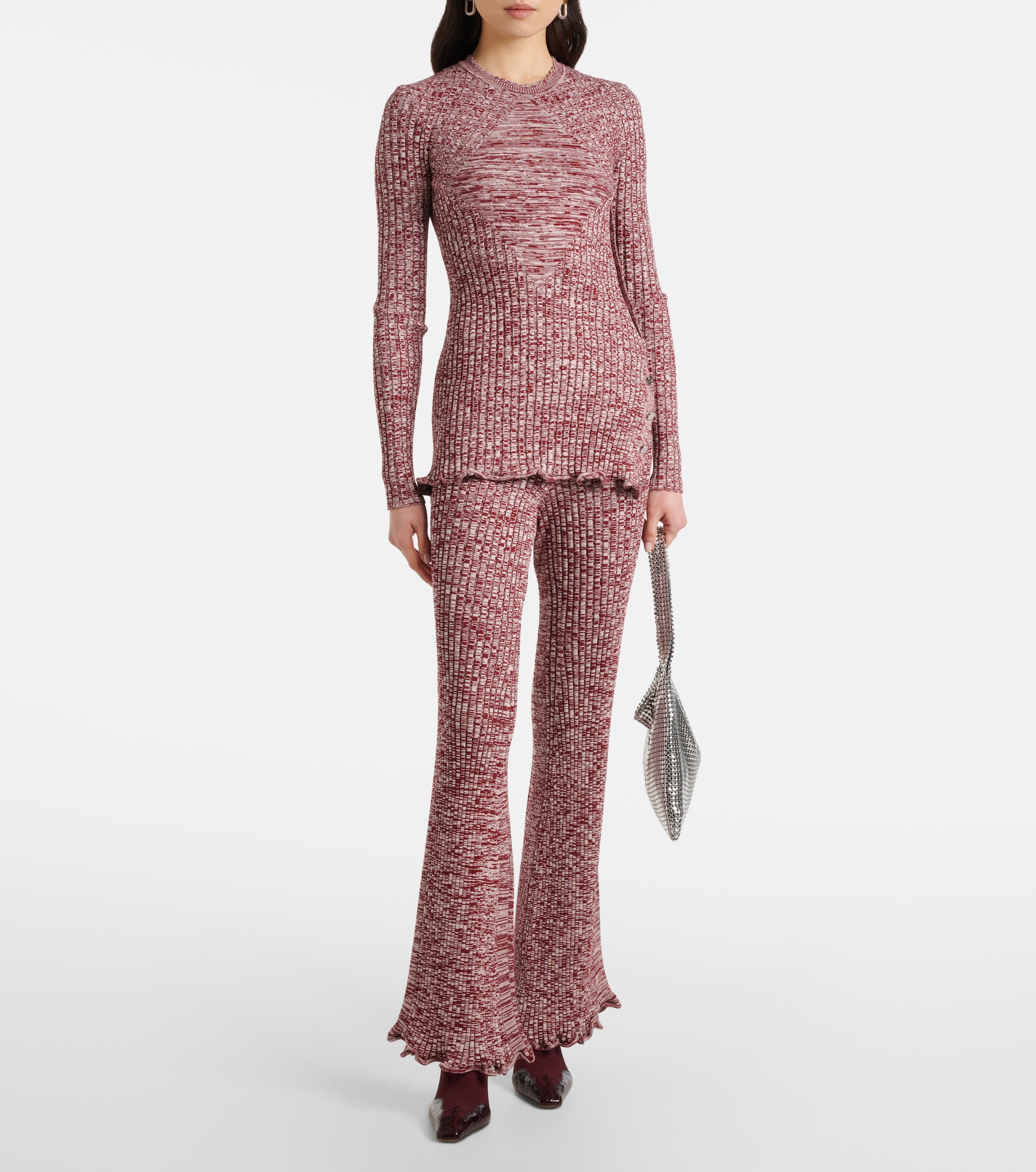 Paris Texas Belle 100 leather-trimmed cowboy boots