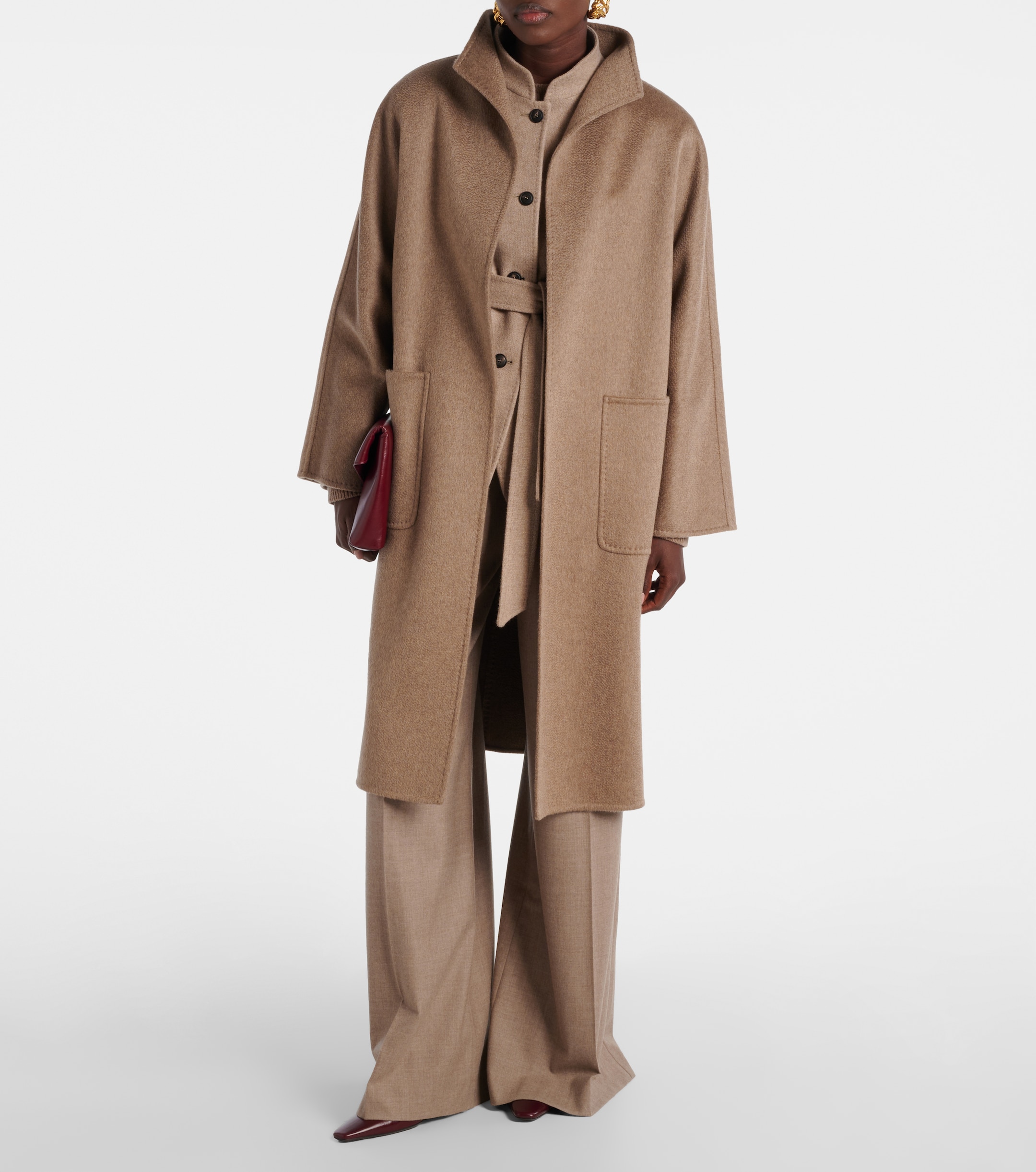 Max Mara Lilia cashmere wrap coat