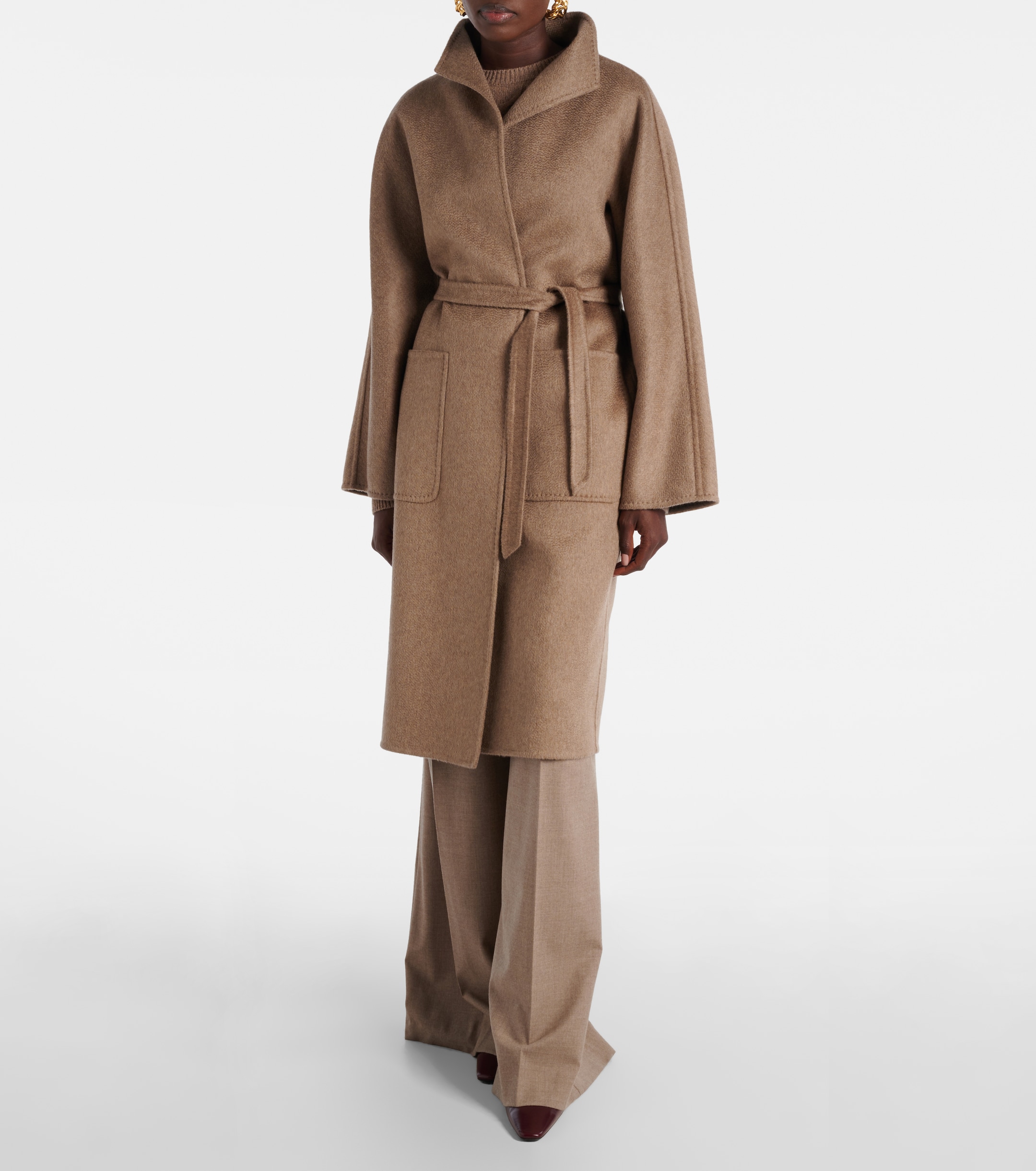 Max Mara Lilia cashmere wrap coat