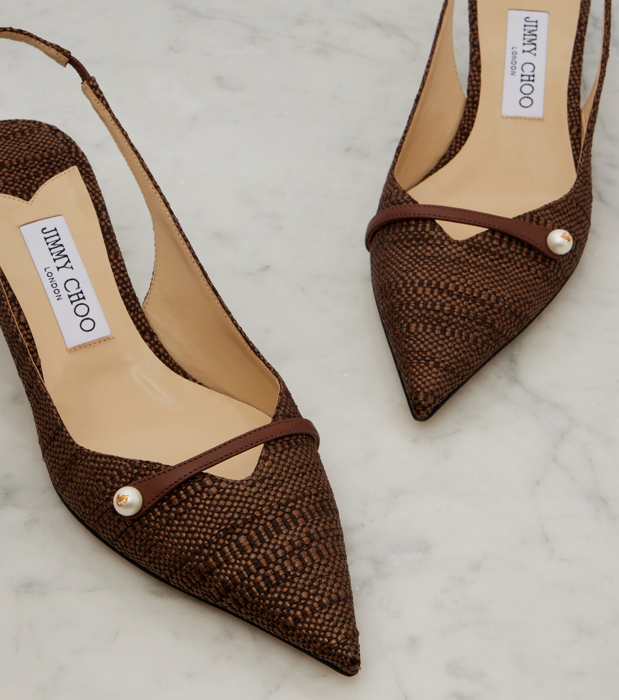 JIMMY CHOO Jimmy Choo Amita slingback pumps