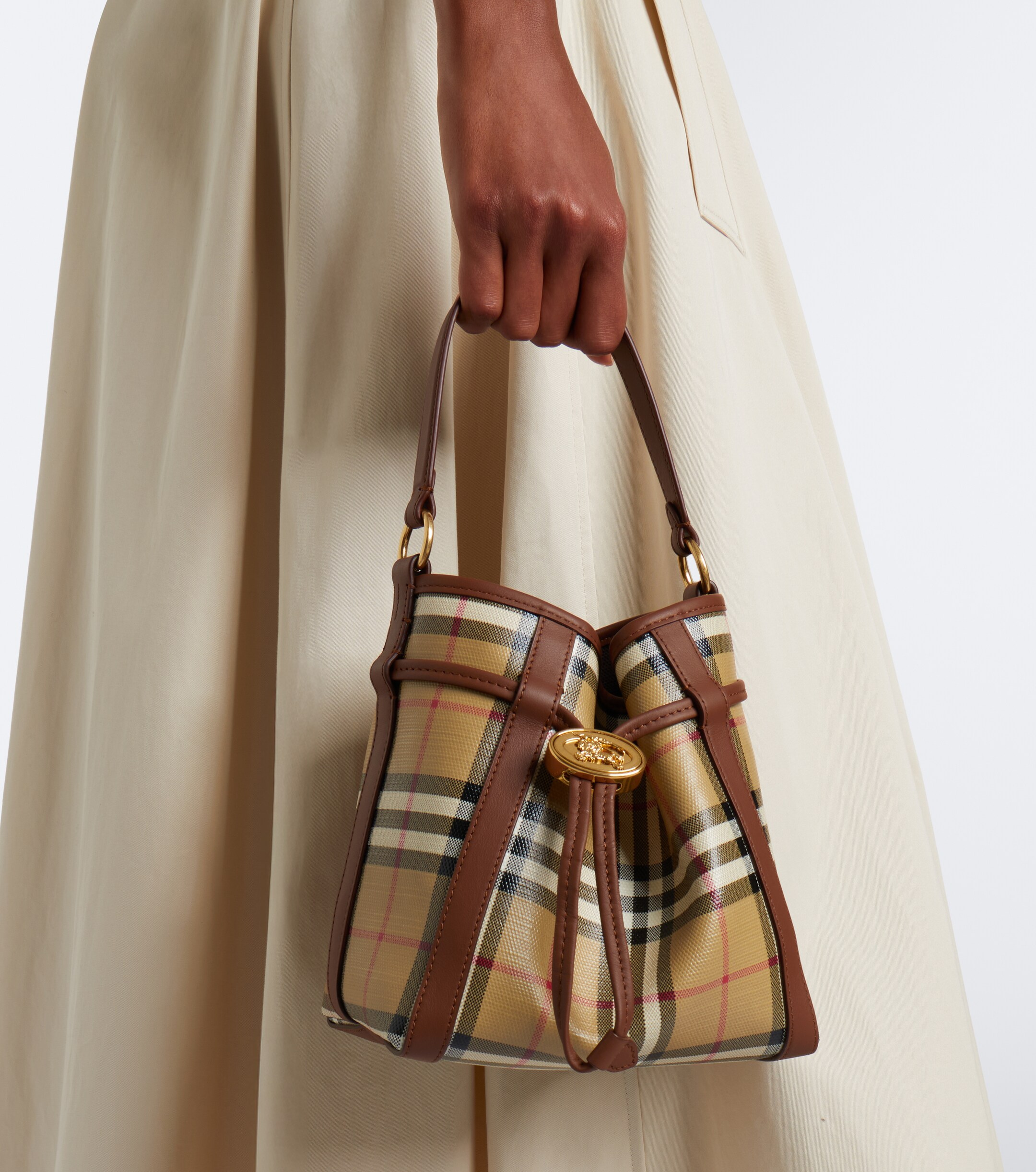 Burberry Burberry Check Small bucket bag
