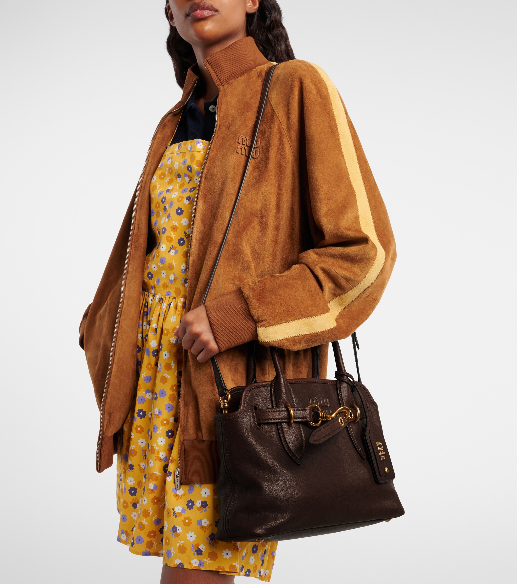 Miu Miu Aventure Small leather shoulder bag