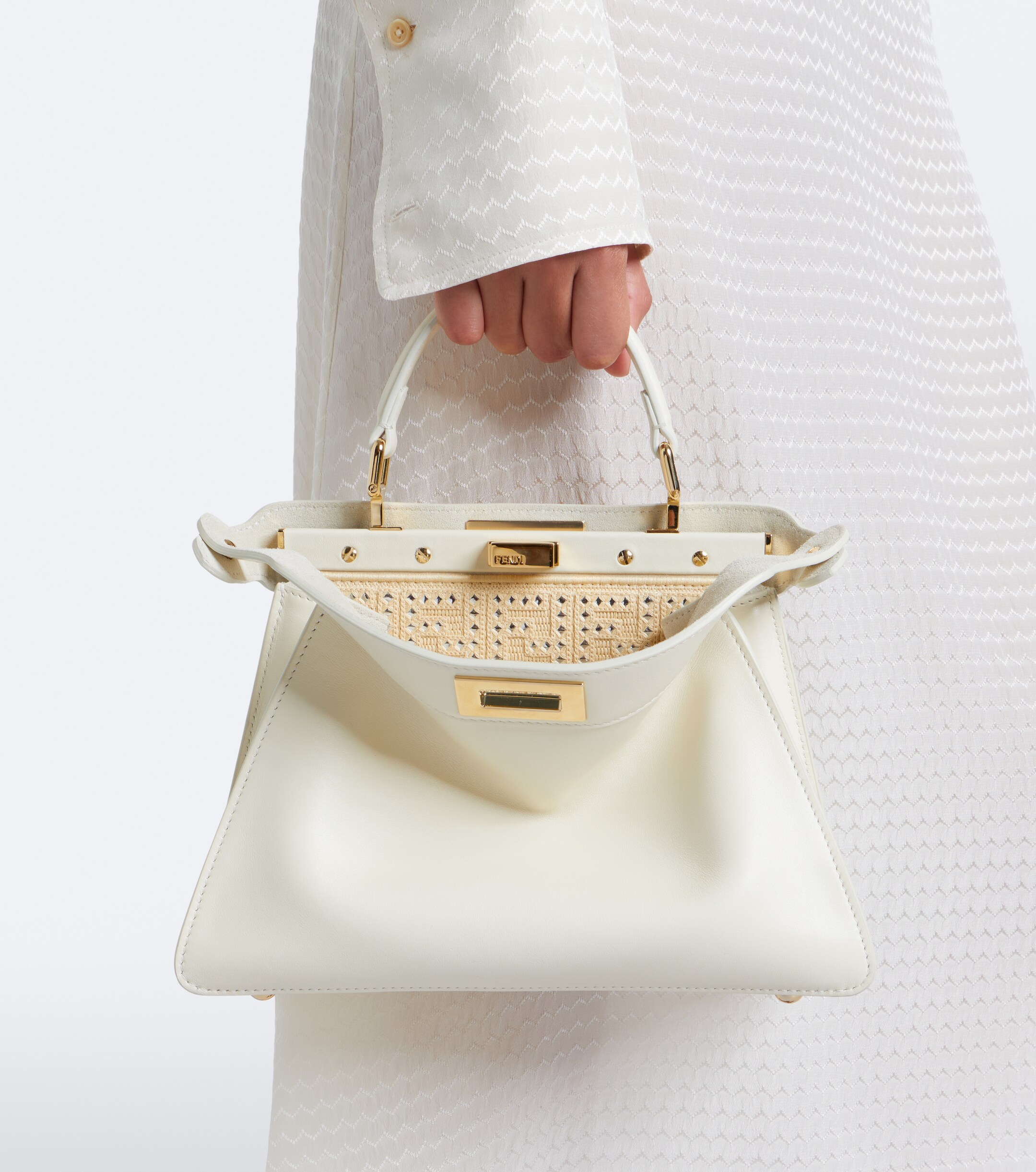 Fendi Peekaboo® Small leather top-handle bag