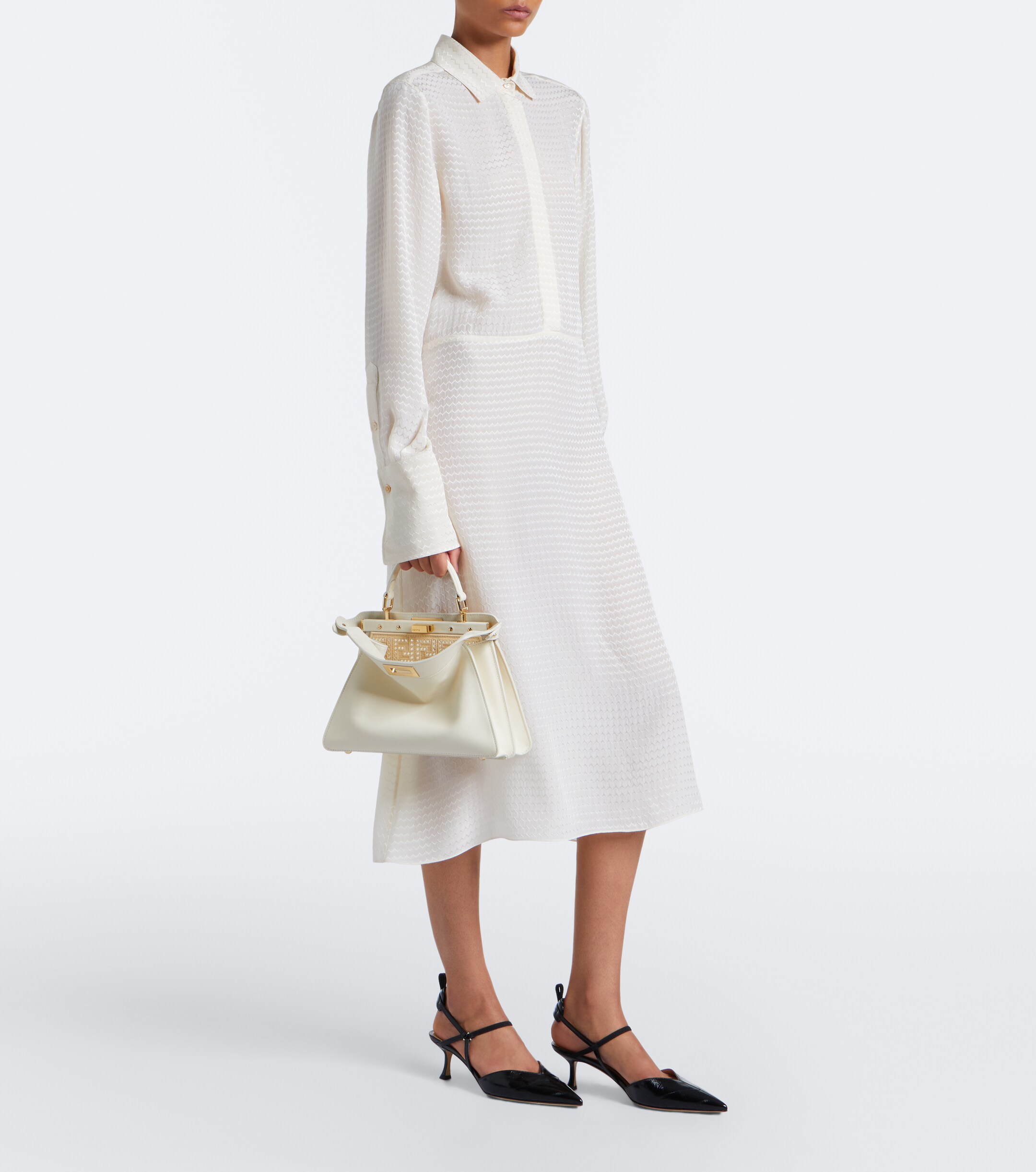 Fendi Peekaboo® Small leather top-handle bag