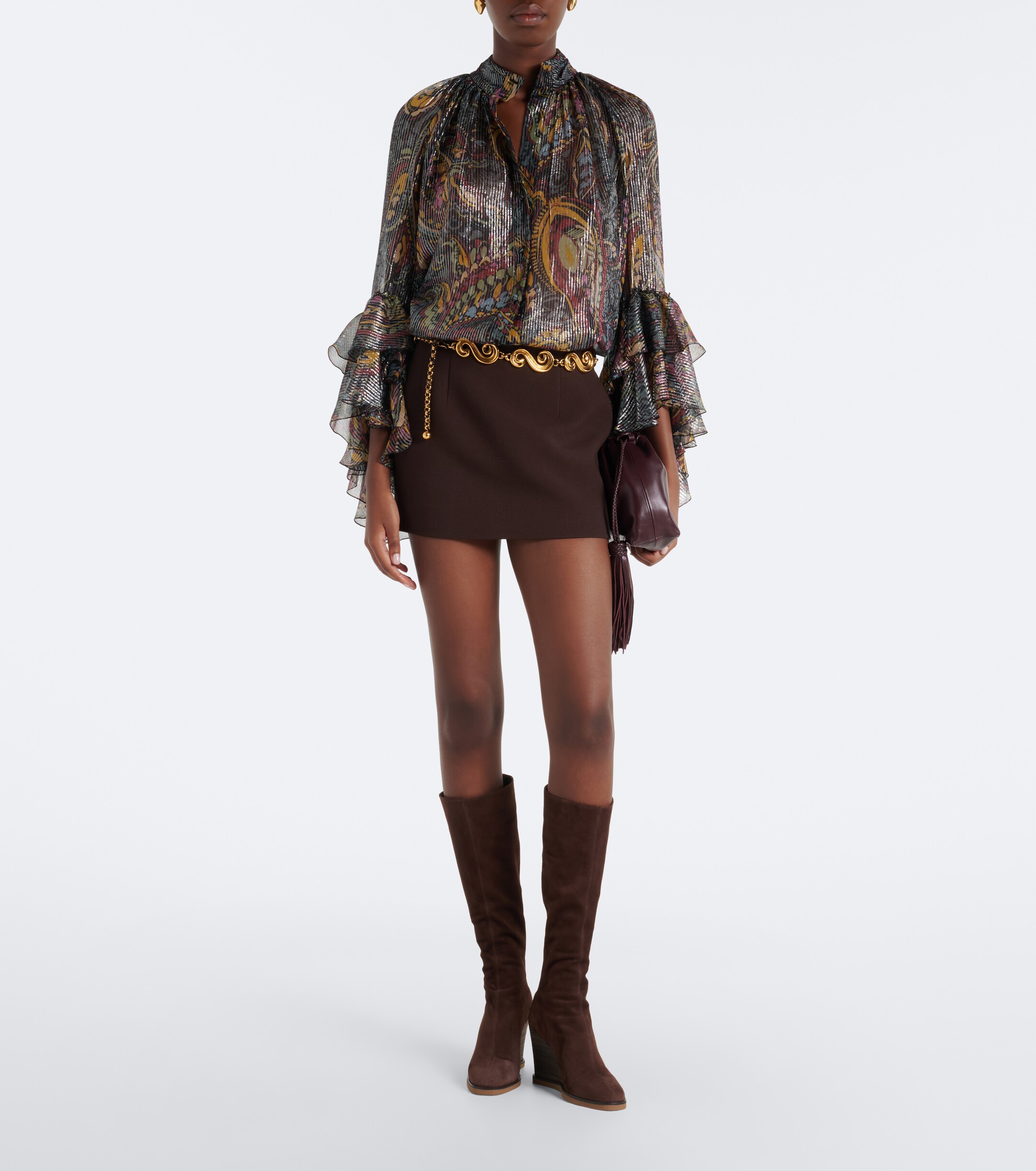 AQUAZZURA Aquazzura Saint Honoré suede knee-high boots