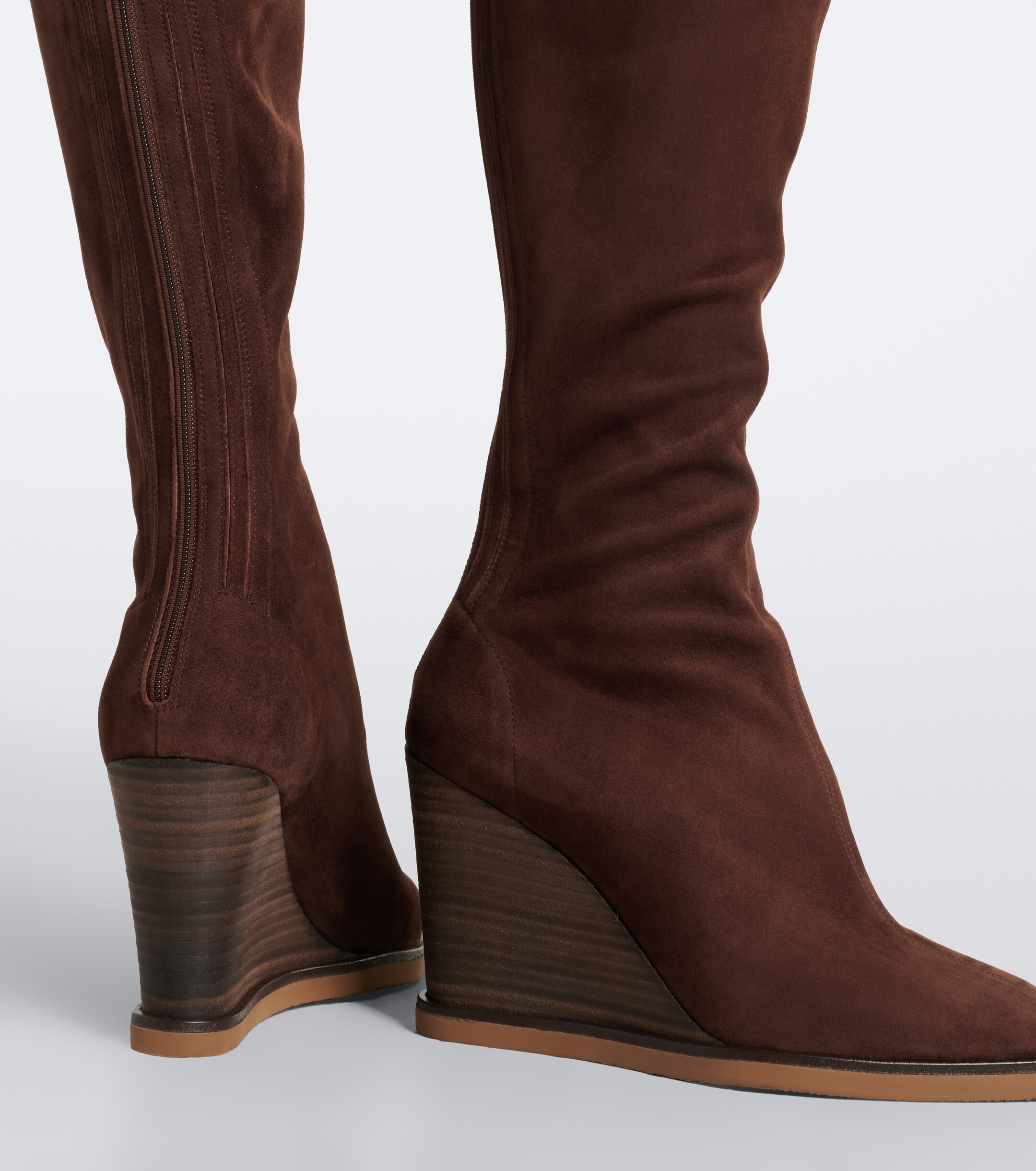 AQUAZZURA Aquazzura Saint Honoré suede knee-high boots