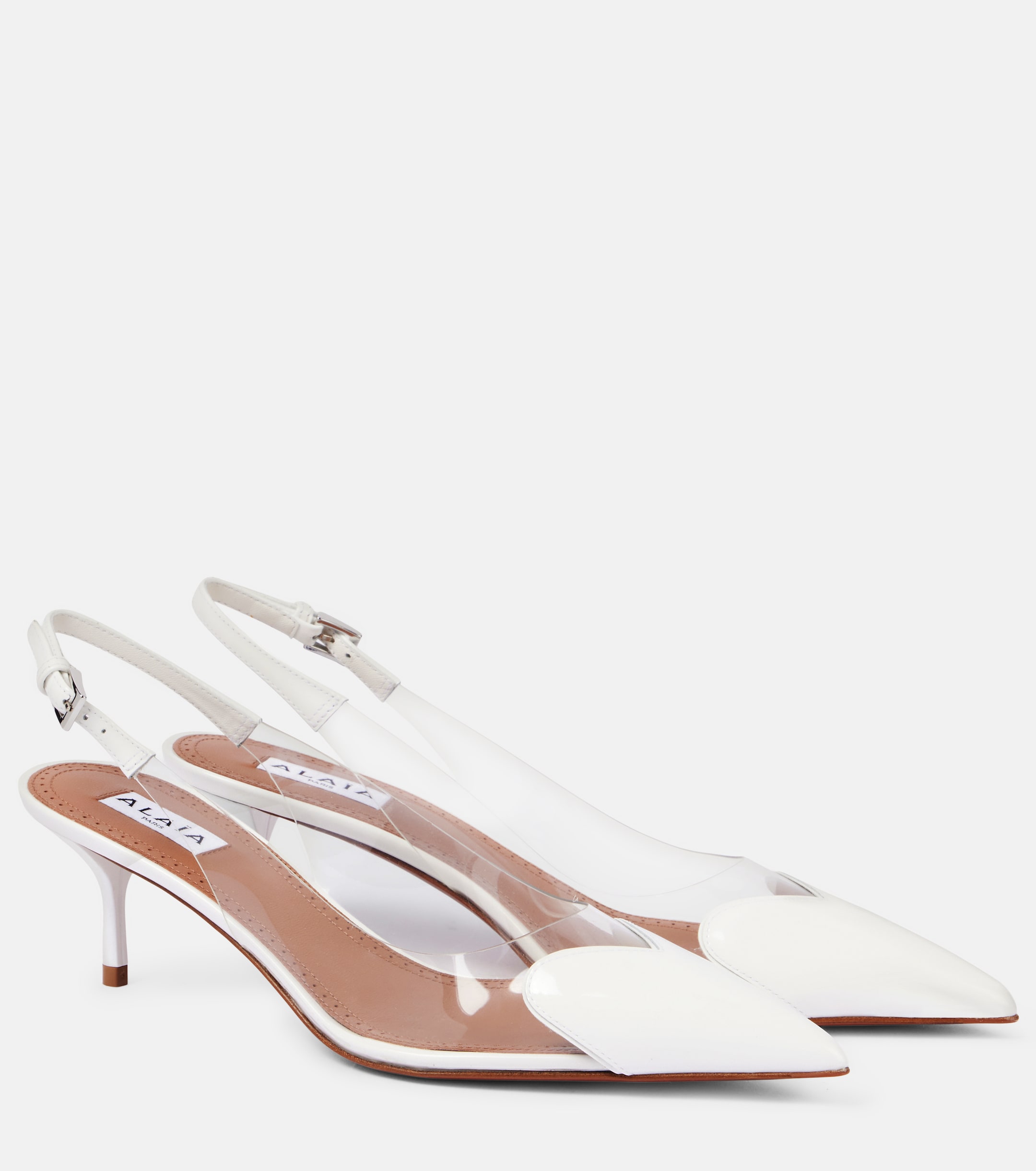 Alaïa Cœur slingback pumps
