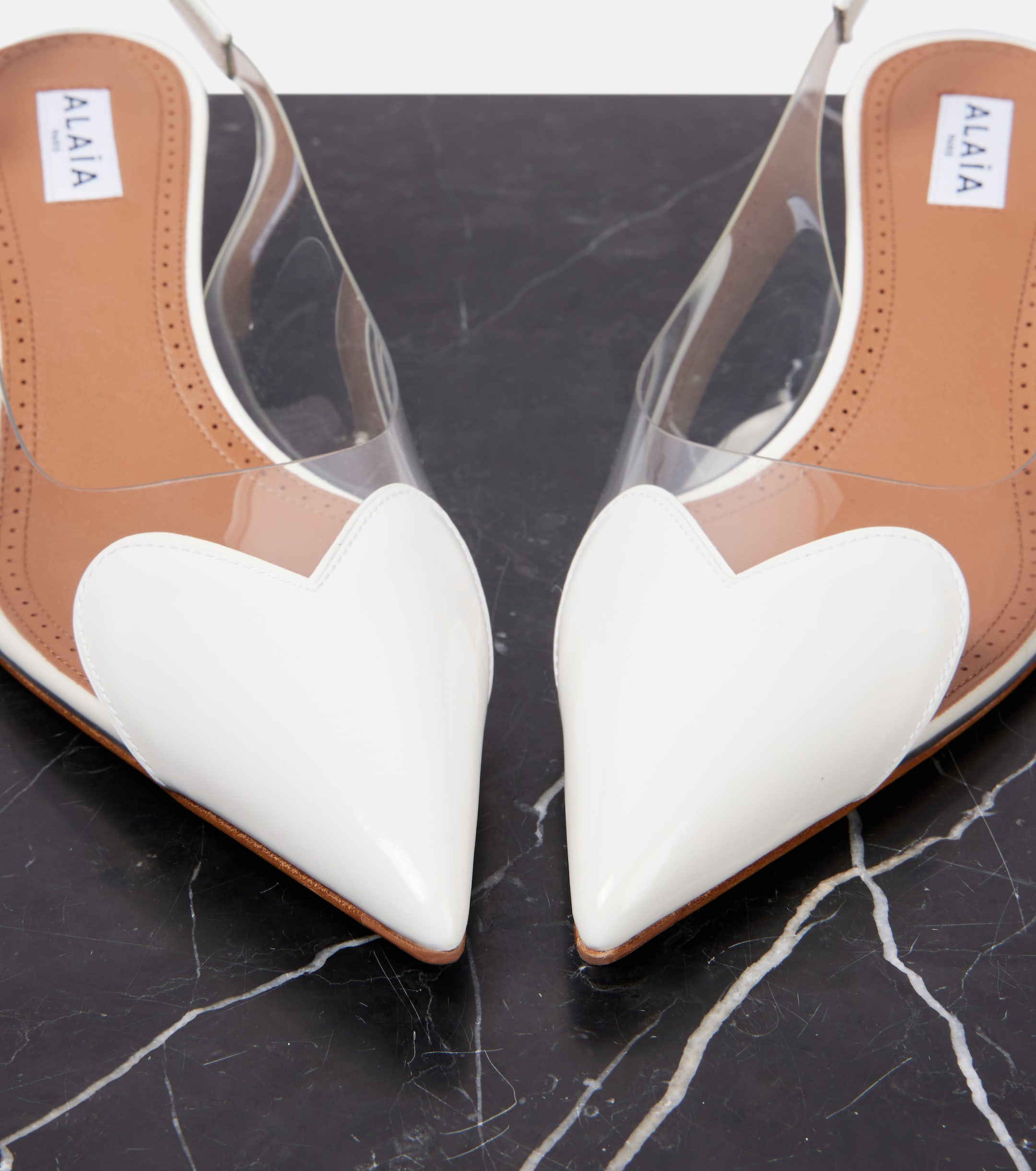 Alaïa Cœur slingback pumps thumbnail